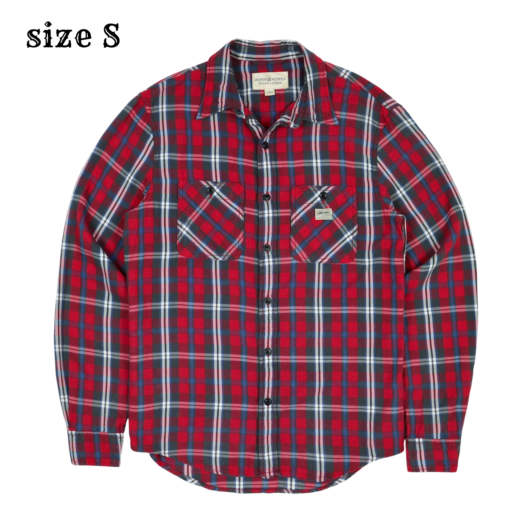 Denim & Supply Ralph Lauren Flannel Shirt Size S
