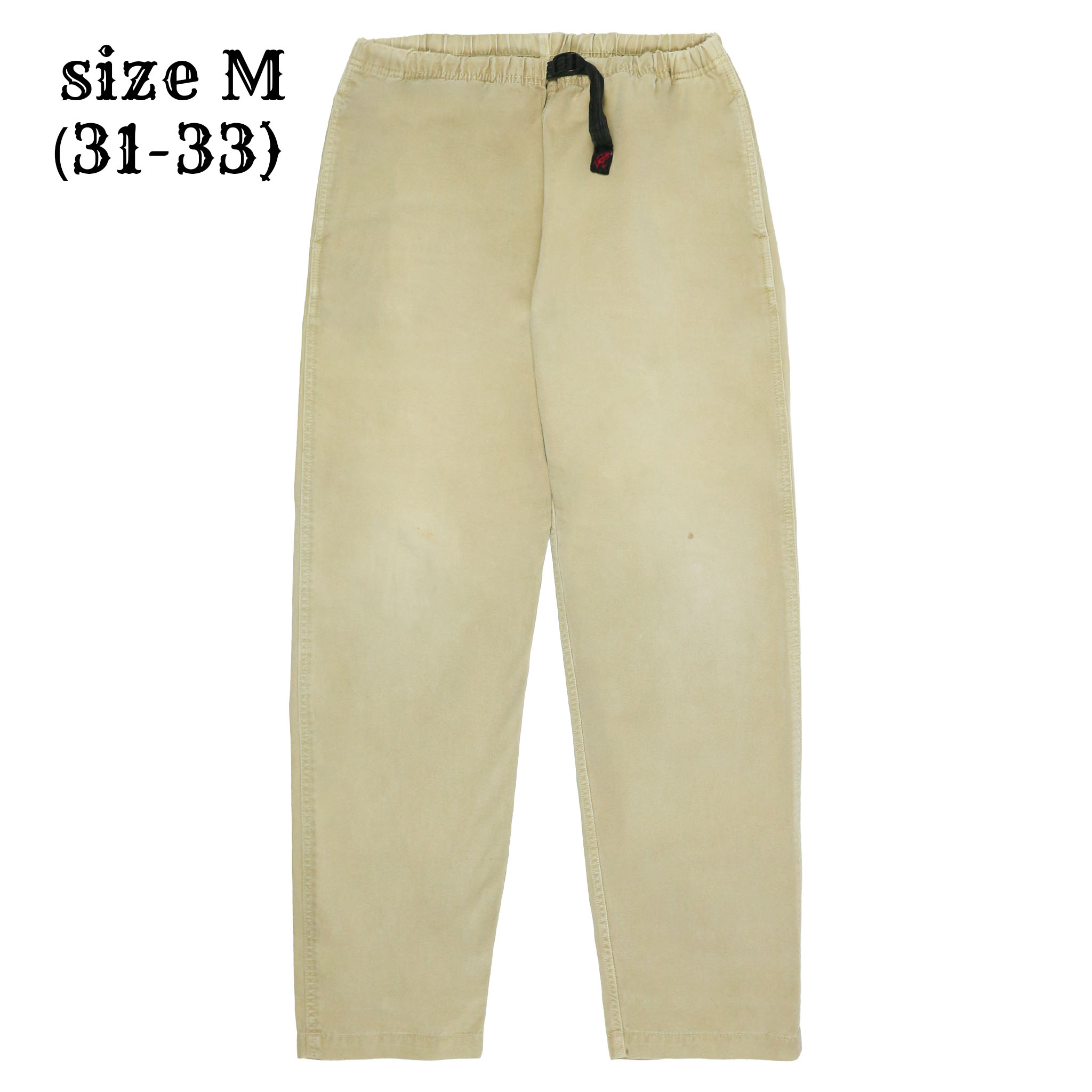 Gramicci Outdoor Khaki Tapered Pants Size M