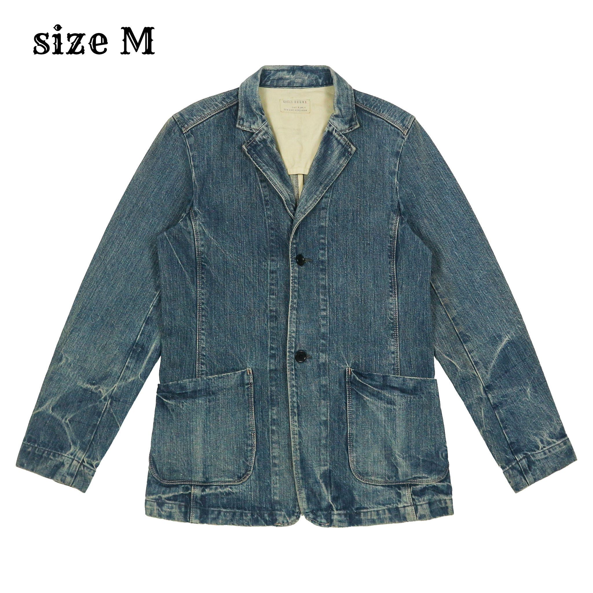 Spell Bound Japan Denim Worker Coat Size M
