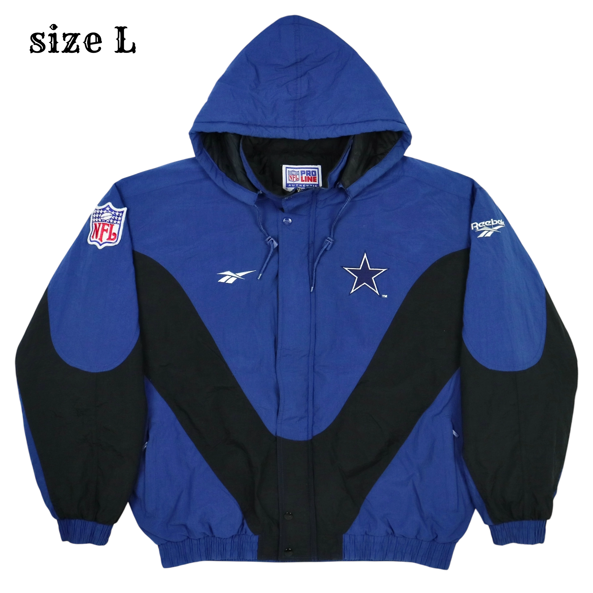 90s Dallas Cowboys NFL Pro Line Reebok Jacket Size L