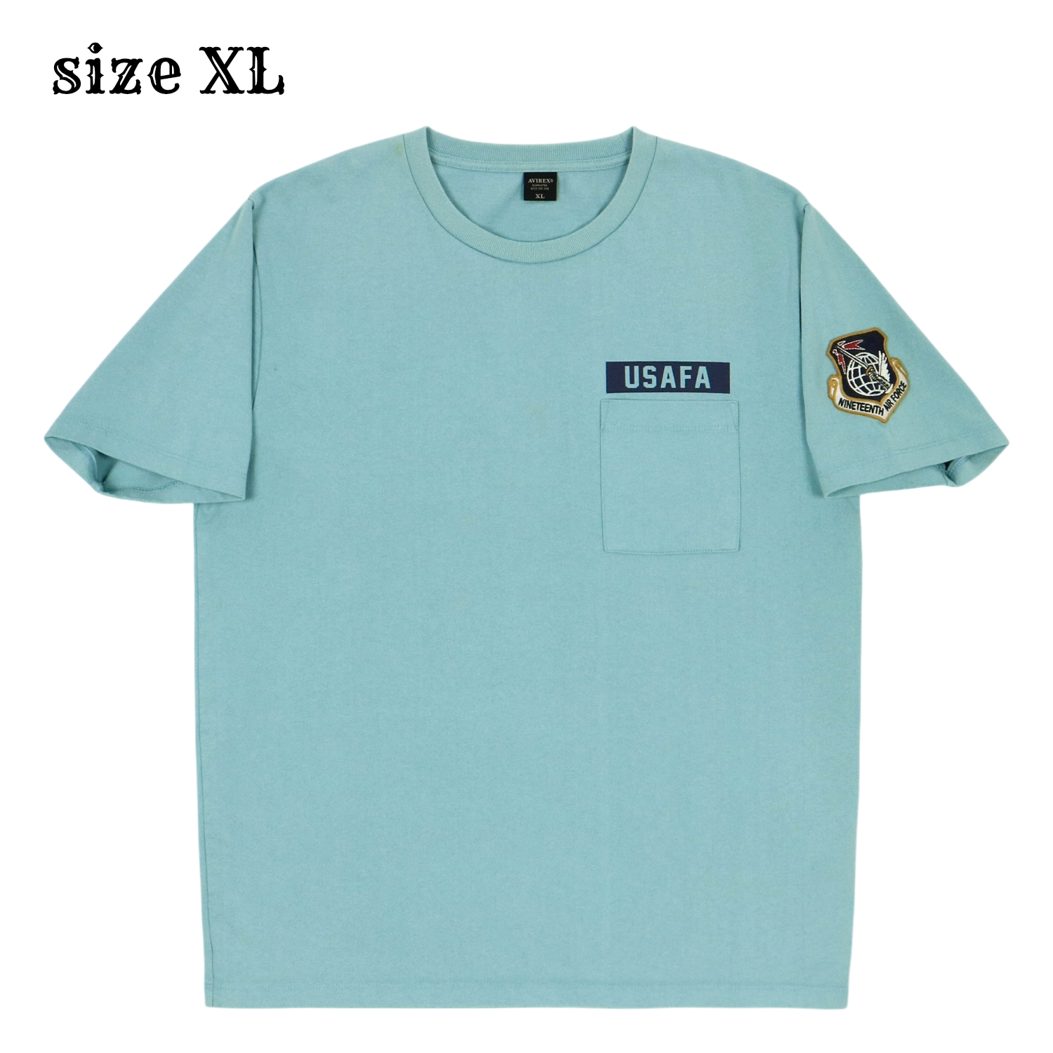 Avirex Heavy Weight Pocket T-Shirt Size XL