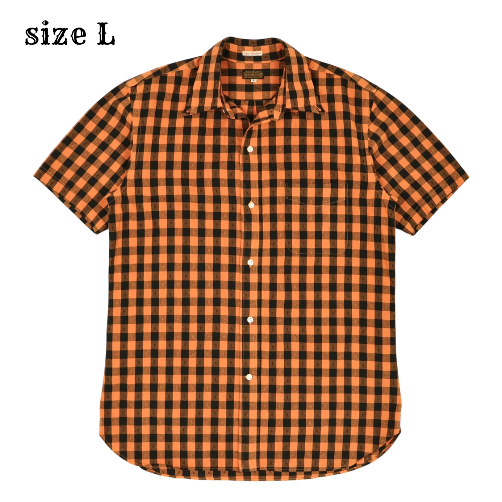 Sugar Cane Made in Japan Check Shirt Size L