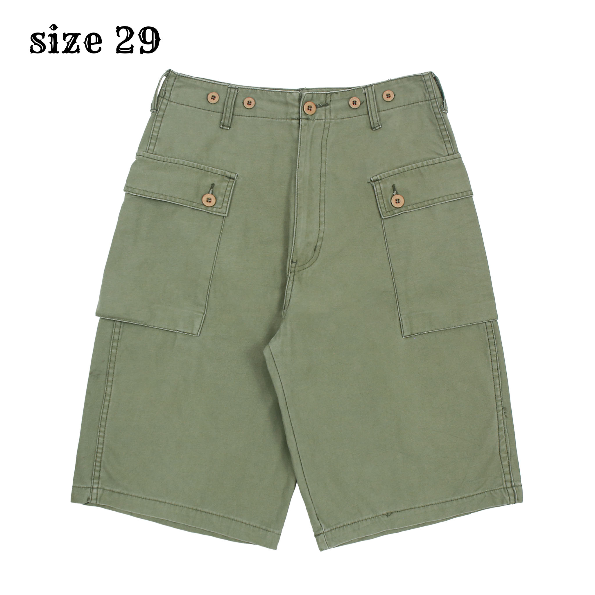 Dog House Olive Type Monkey Shorts Size 29