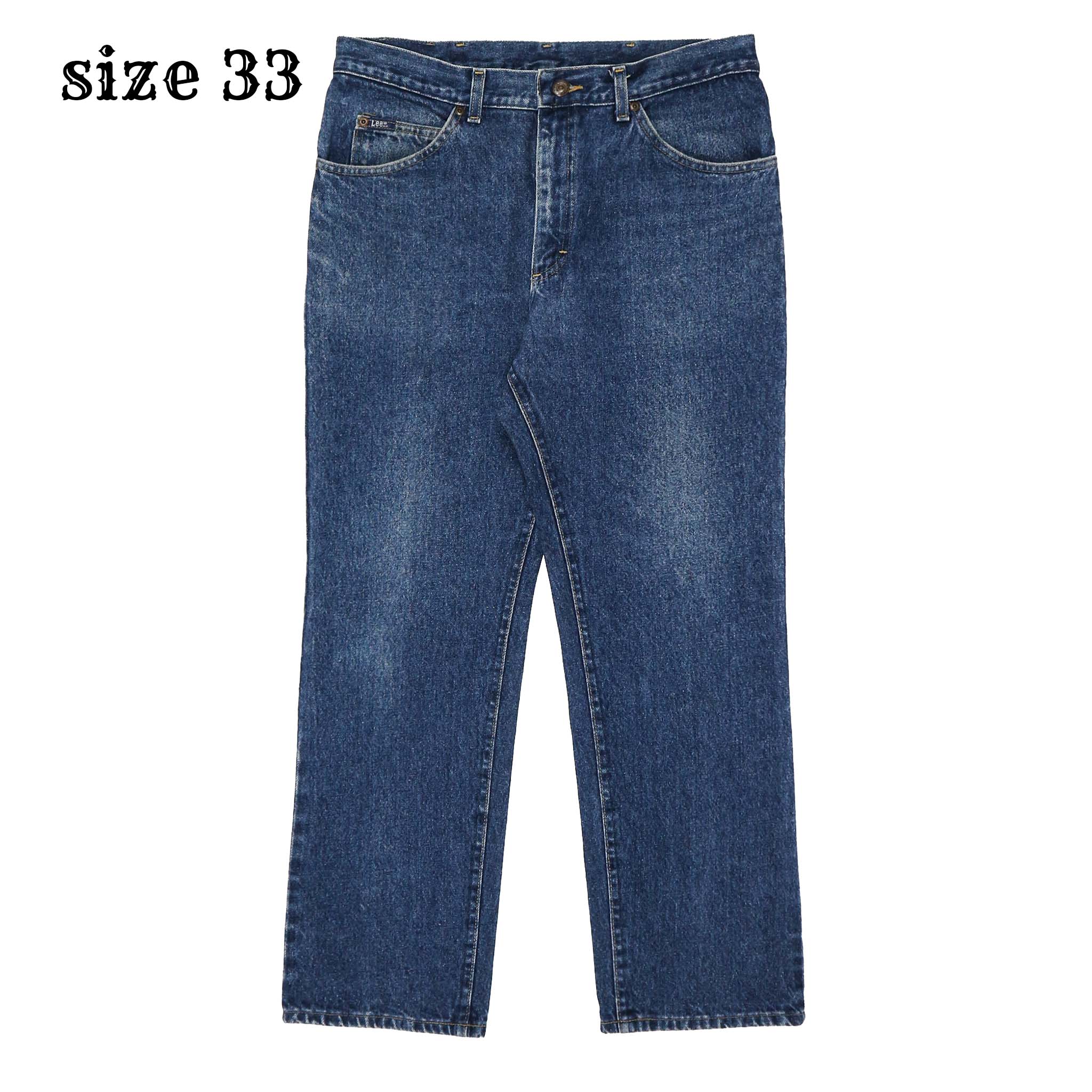 90s Lee Denim Faded Blue Jeans Size 33