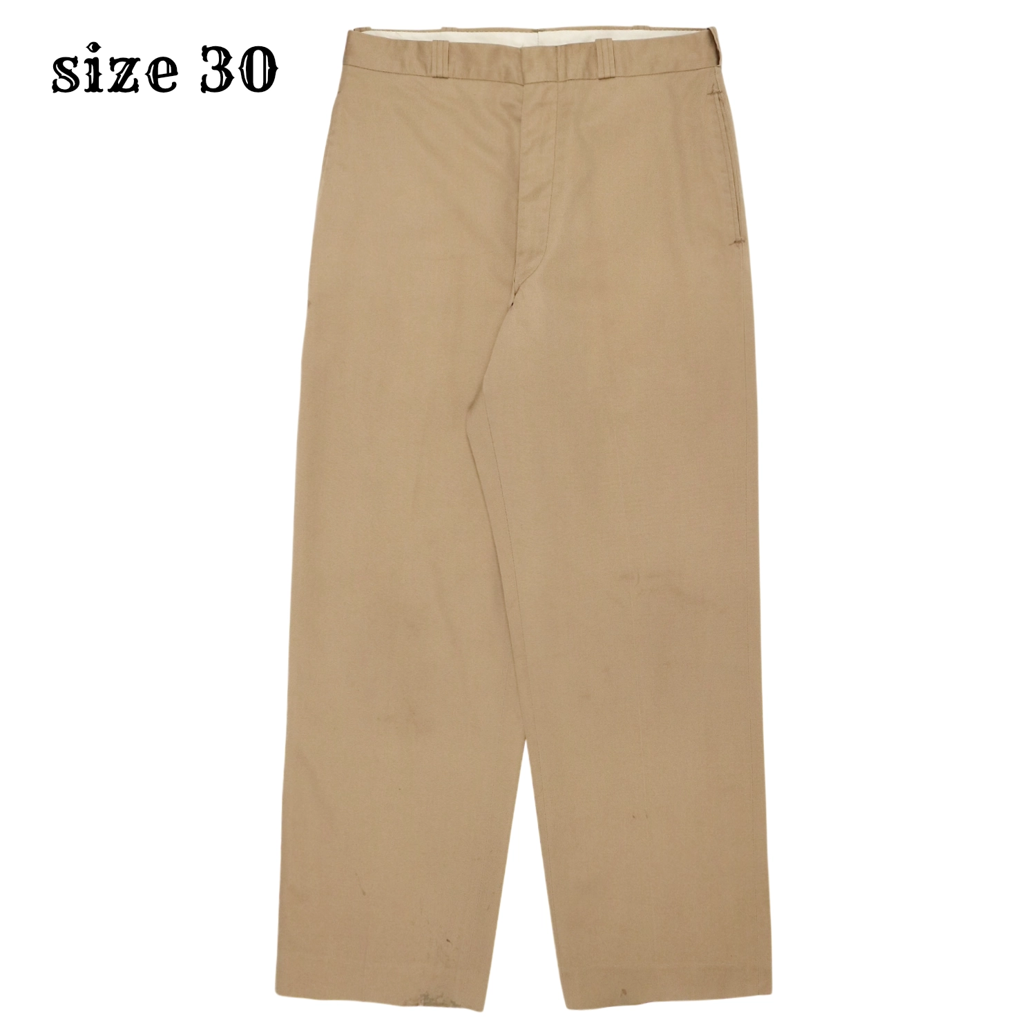 80s U.S. Army Khaki Uniform Trousers Size 30