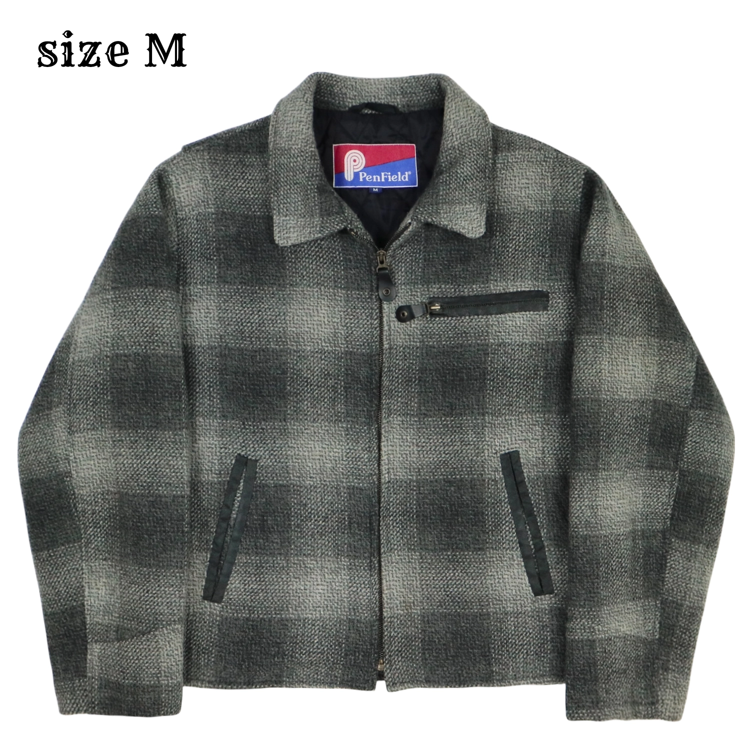 Penfield Classic Wool Check Jacket Size M