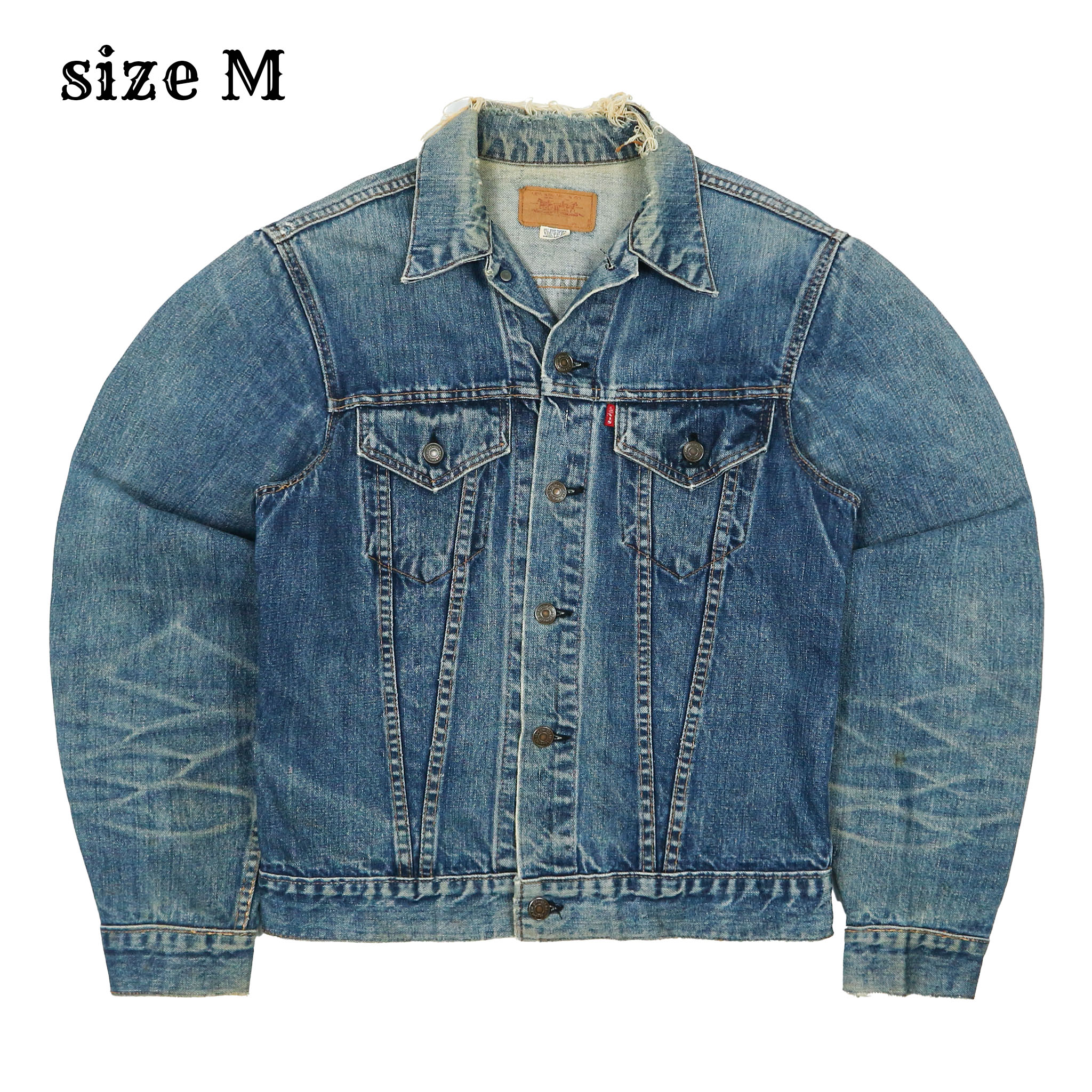Vintage 70s Levi's USA Type III Denim Jacket Size M