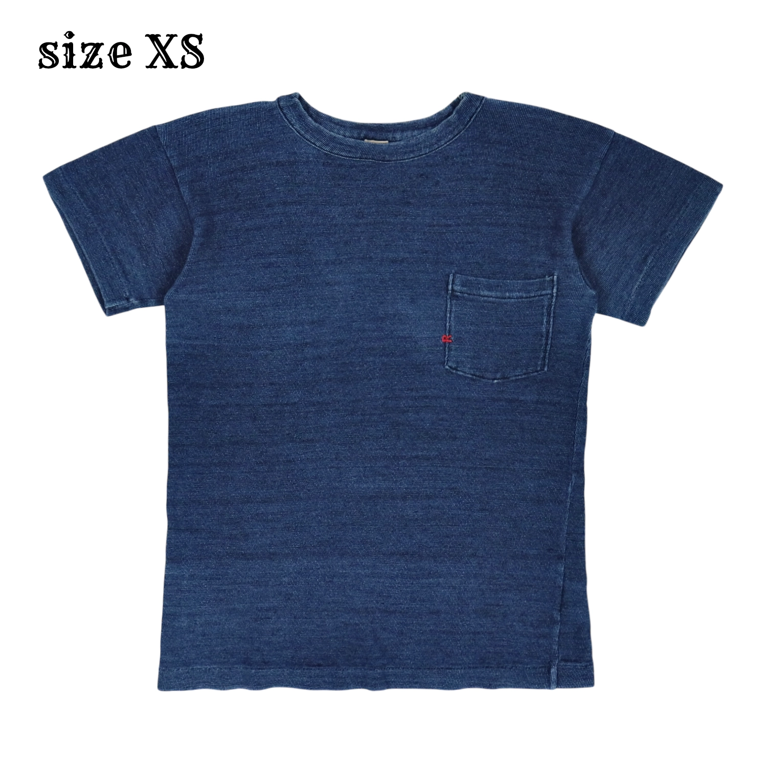 45rpm 45R Japan Indigo Pocket T-Shirt Size XS