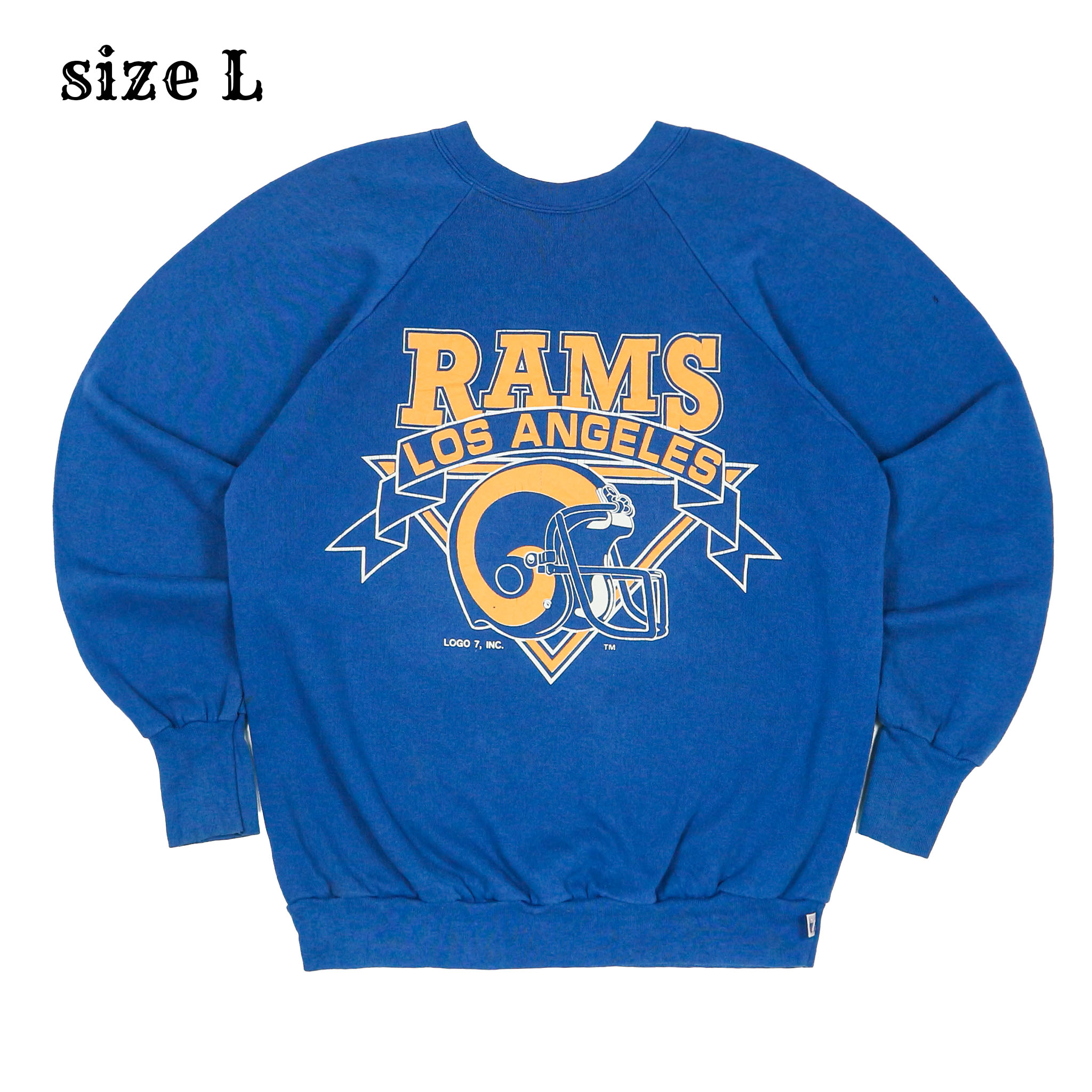 Vintage USA Logo 7 LA Rams Sweater Size L