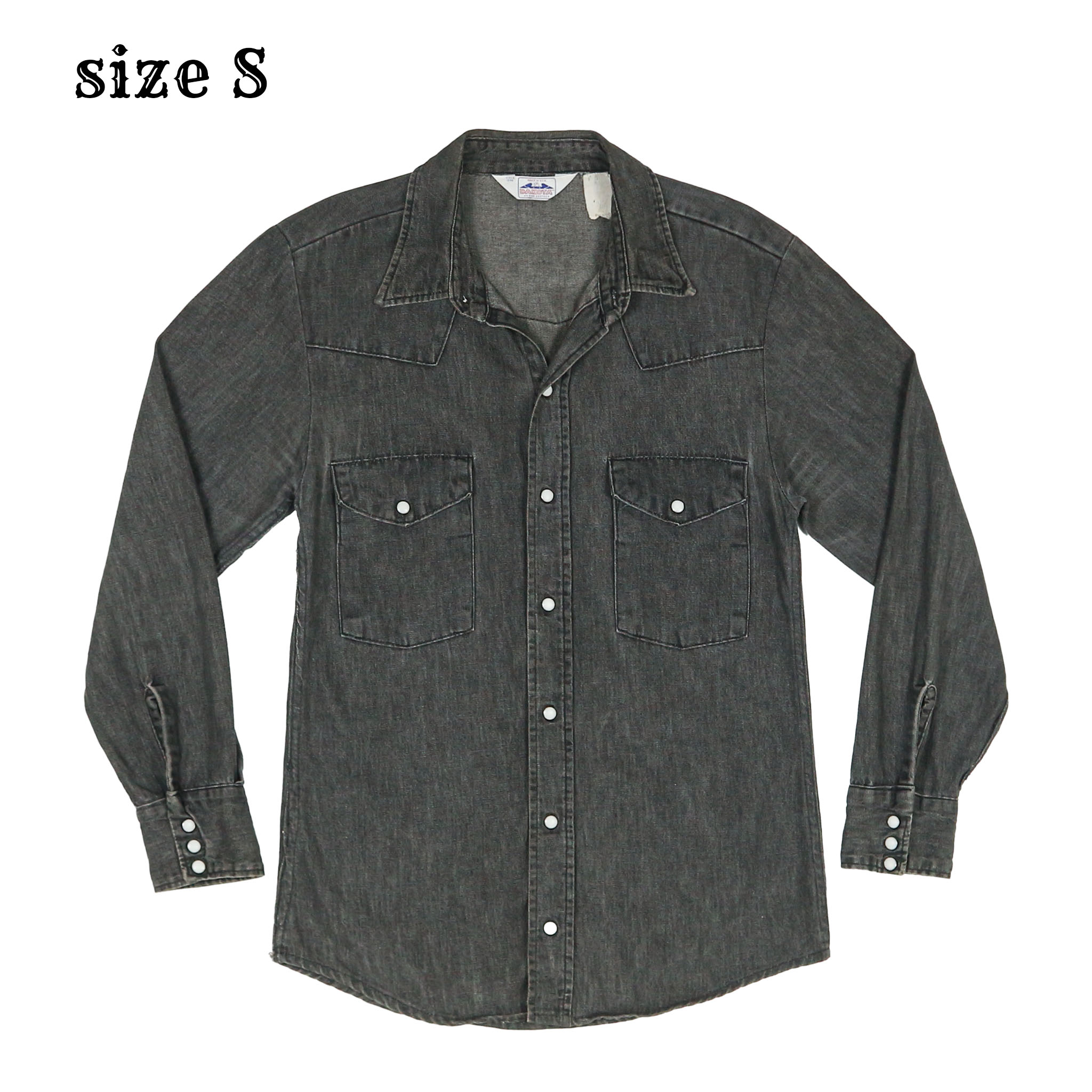 Vtg Dakota by Five Brother Denim Western Shirt Size S