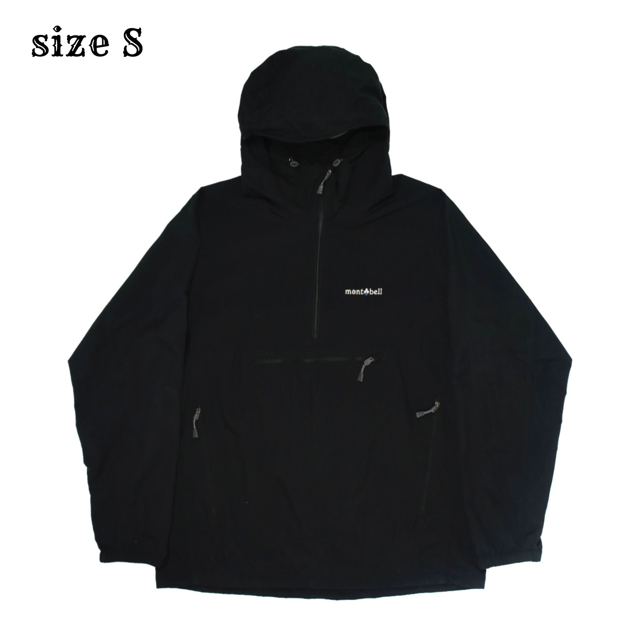 mont-bell Outdoor Nylon Black Anorak Size S