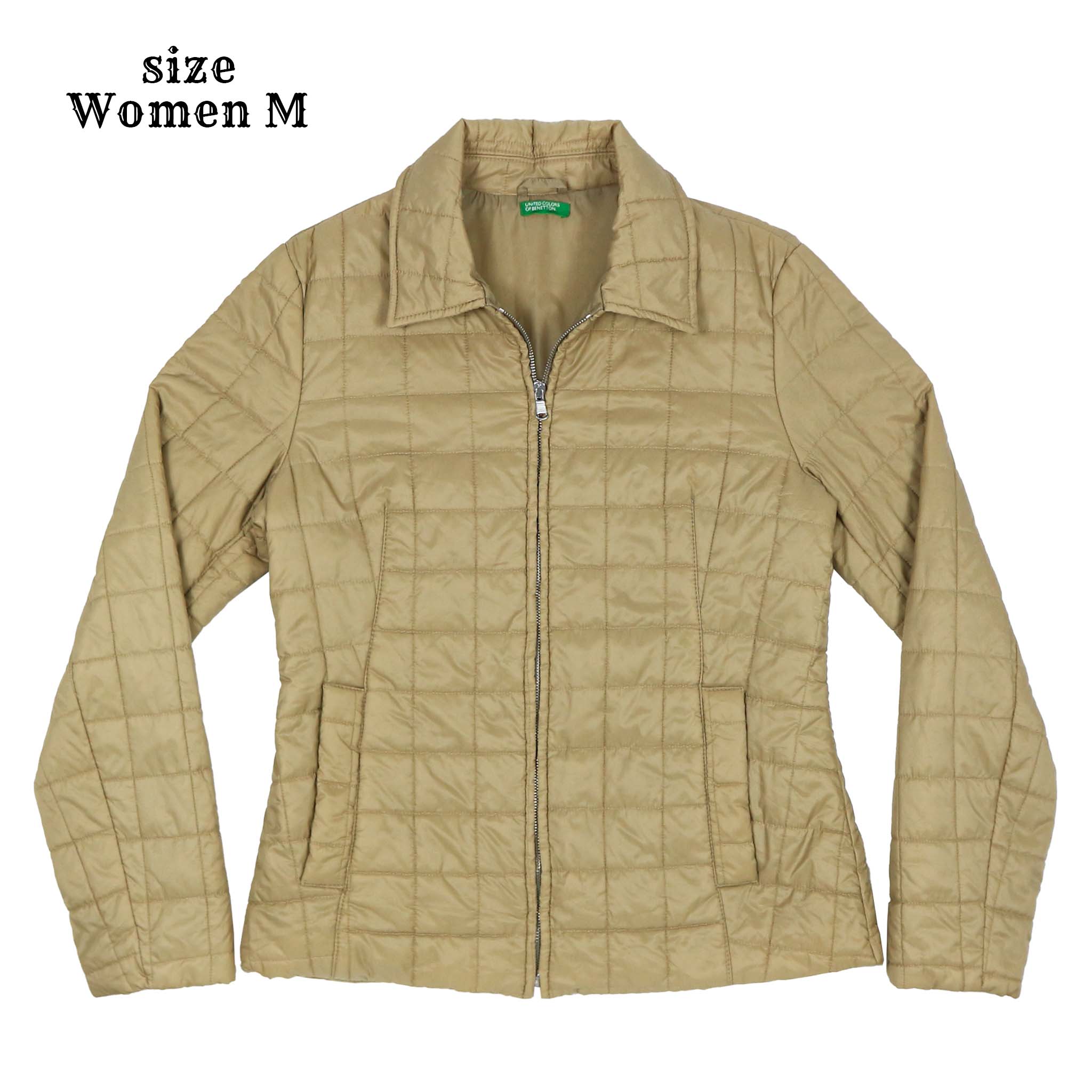 United Colors of Benetton Quilted Jacket Women Size M
