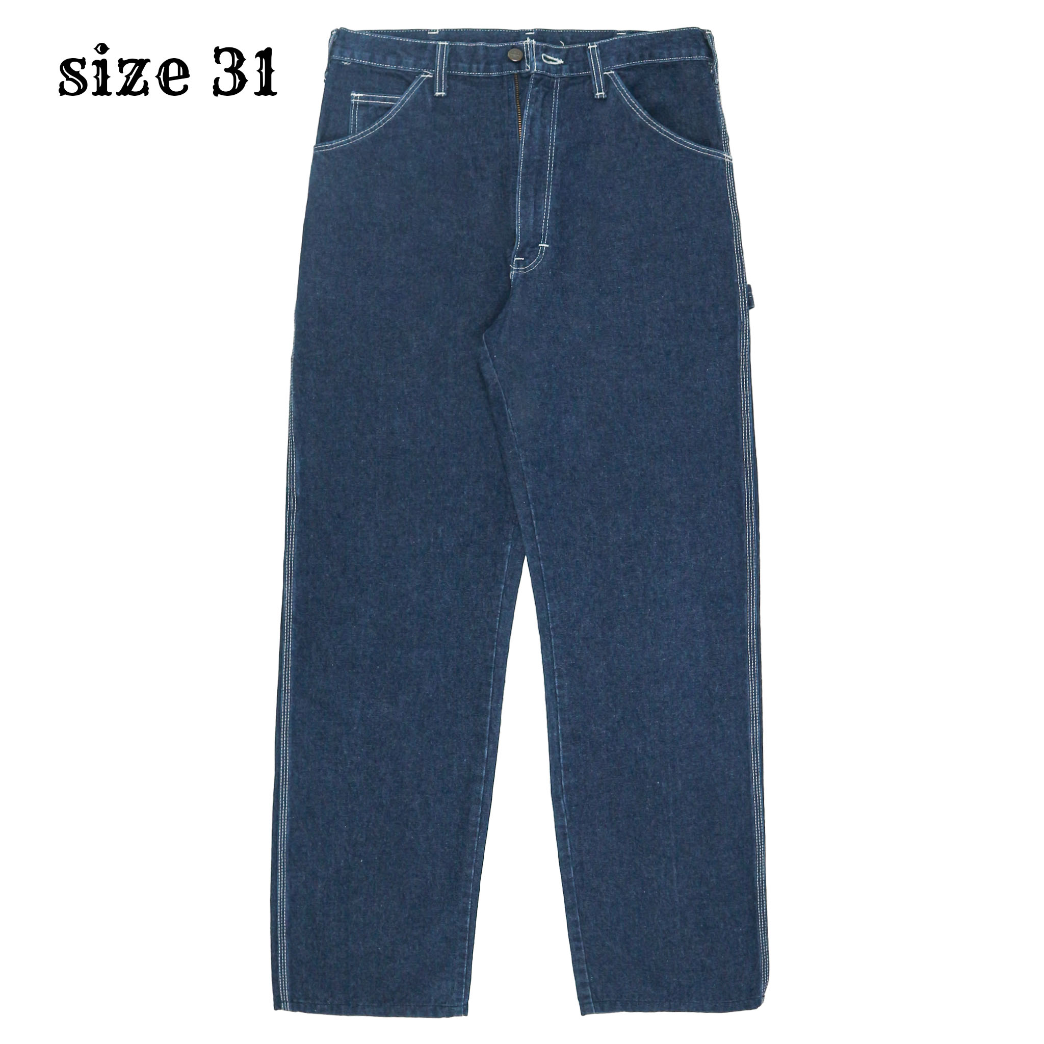 Vintage 80s Dickies Denim Painter Pants Size 31