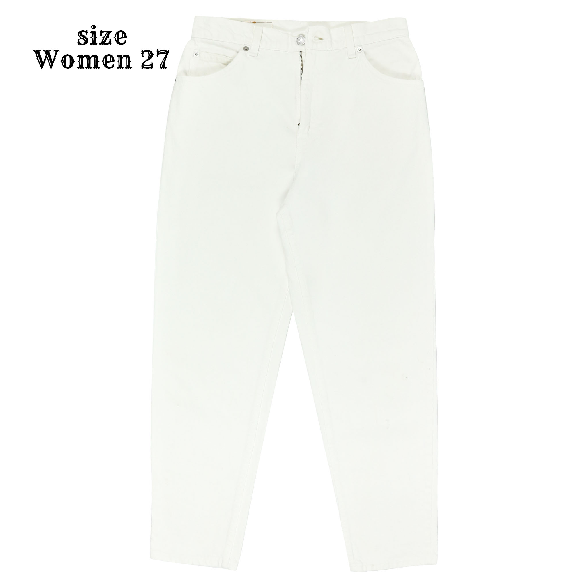90s Levi's 951 USA White Denim Jeans Women Size 27