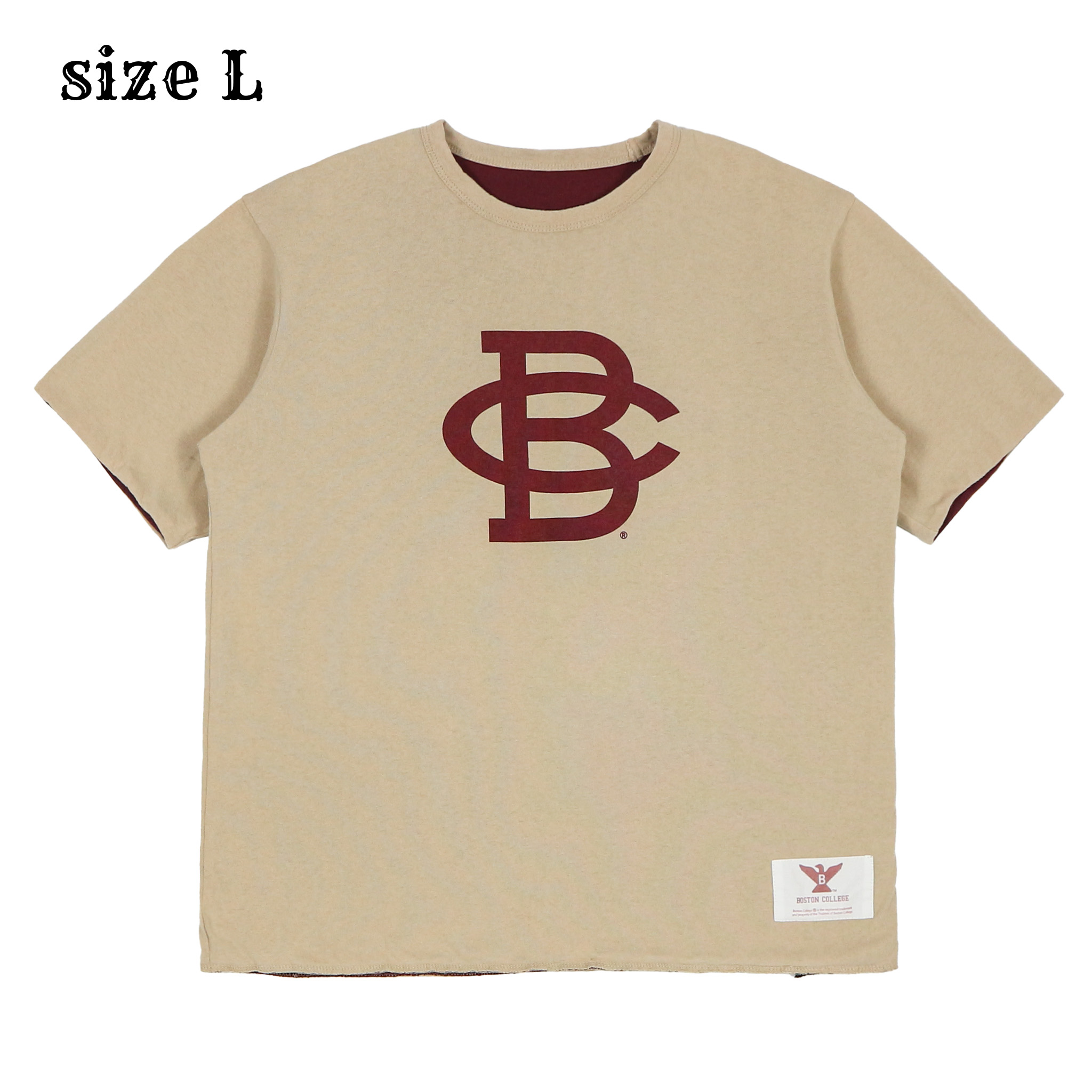 Wiffle Reversible Boston College T-Shirt Size L