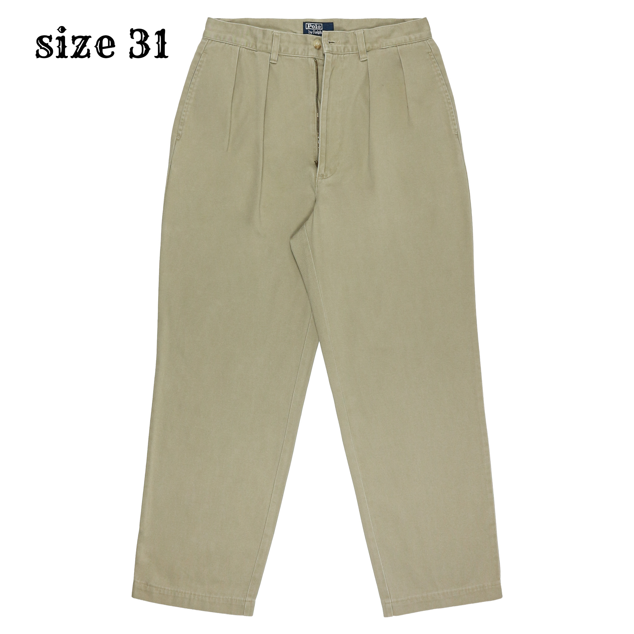 Polo Ralph Lauren Pleated Khaki Pants Size 31