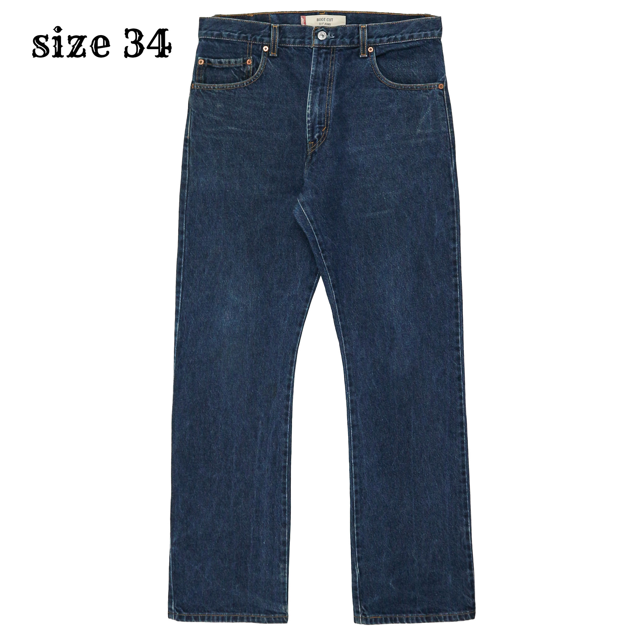 2000s Levi's 517 Denim Bootcut Jeans Size 34