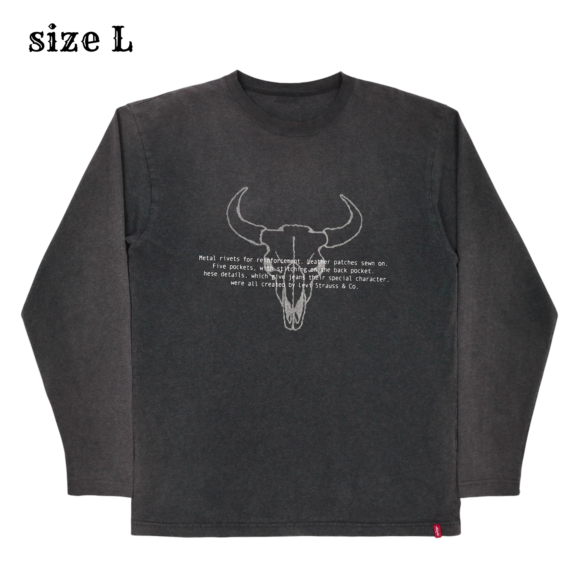 2000s Levi's L/S Graphic Tee Shirt Size L