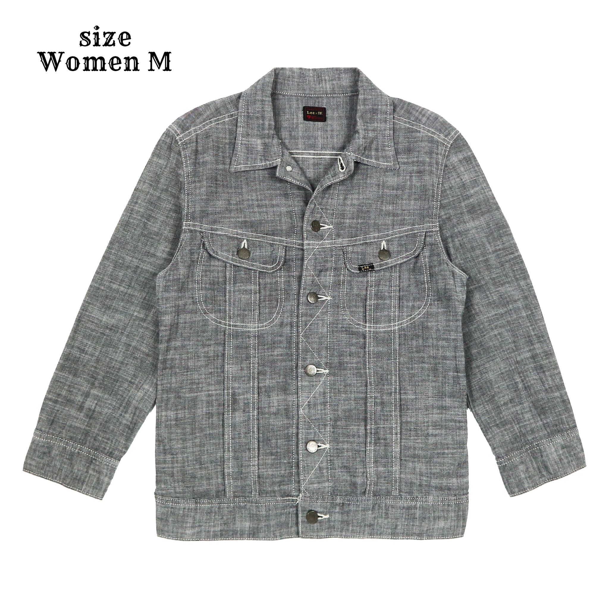Lee x Takeo Kikuchi Chambray Riders Jacket Women Size M