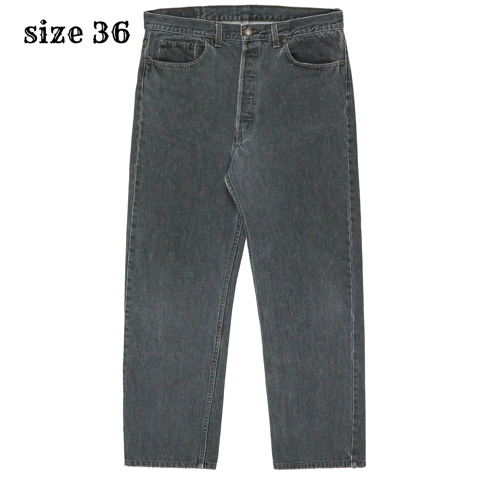 90s Levi's 501 USA Grey Denim Jeans Size 36