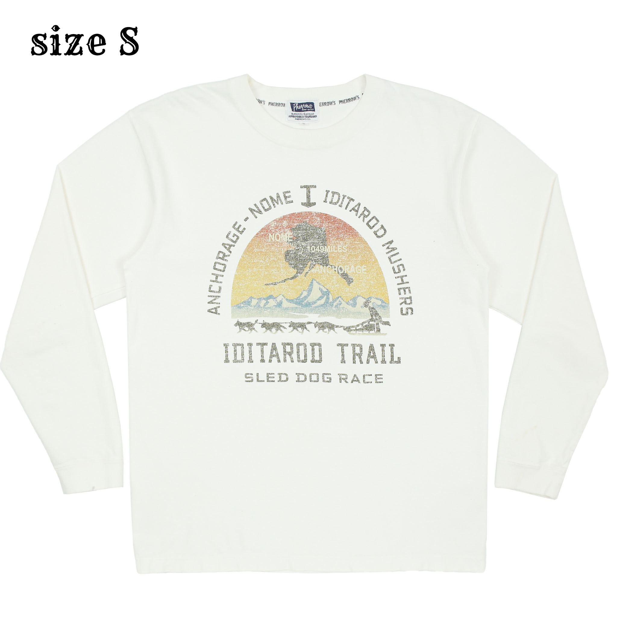 Pherrow's Made in Japan L/S Graphic T-Shirt Size S