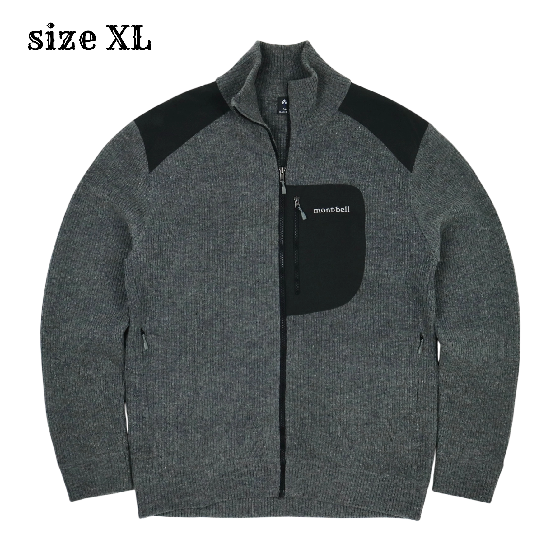 mont-bell Outdoor Wool Knit Jacket Size XL