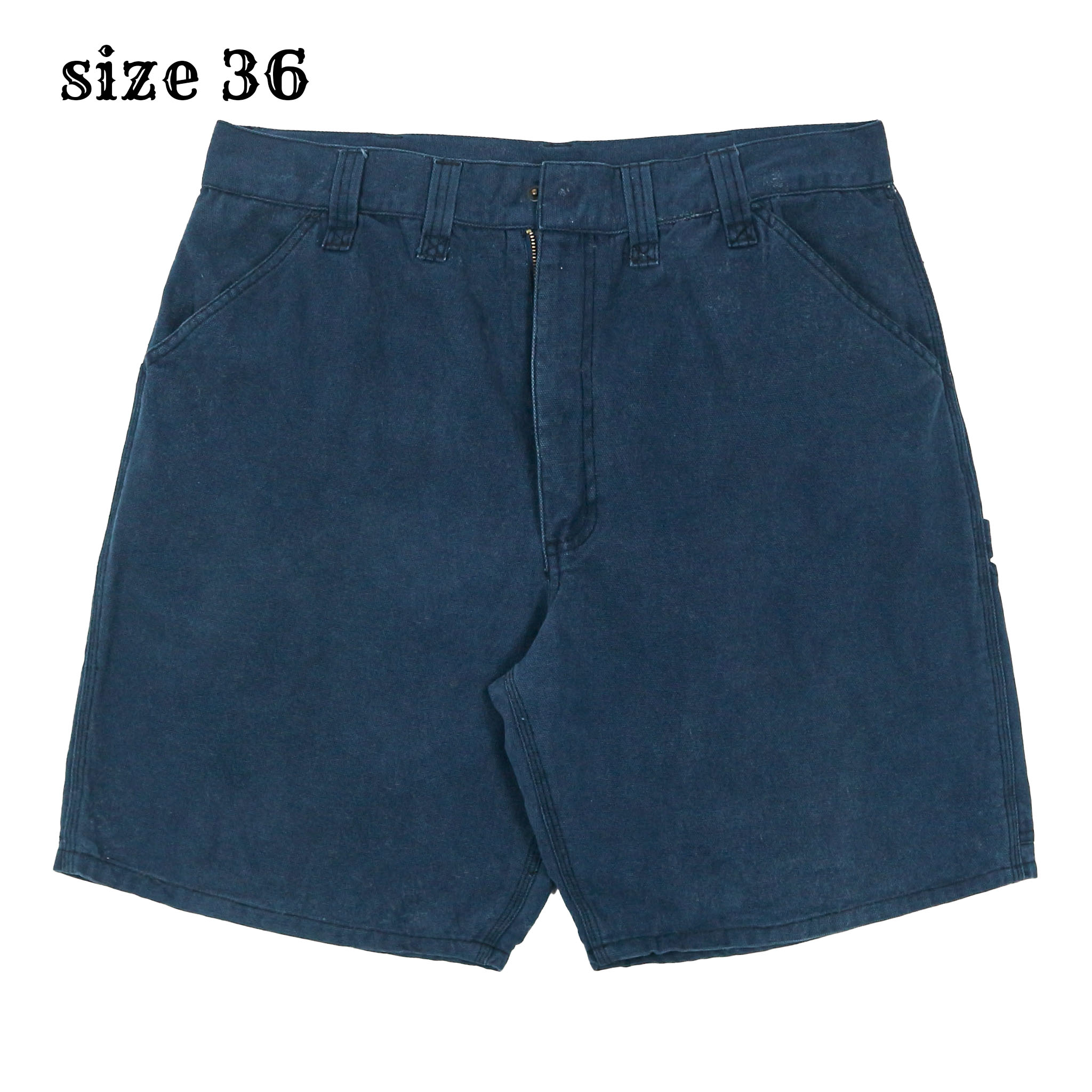 Elkmont Navy Canvas Shorts Size 36