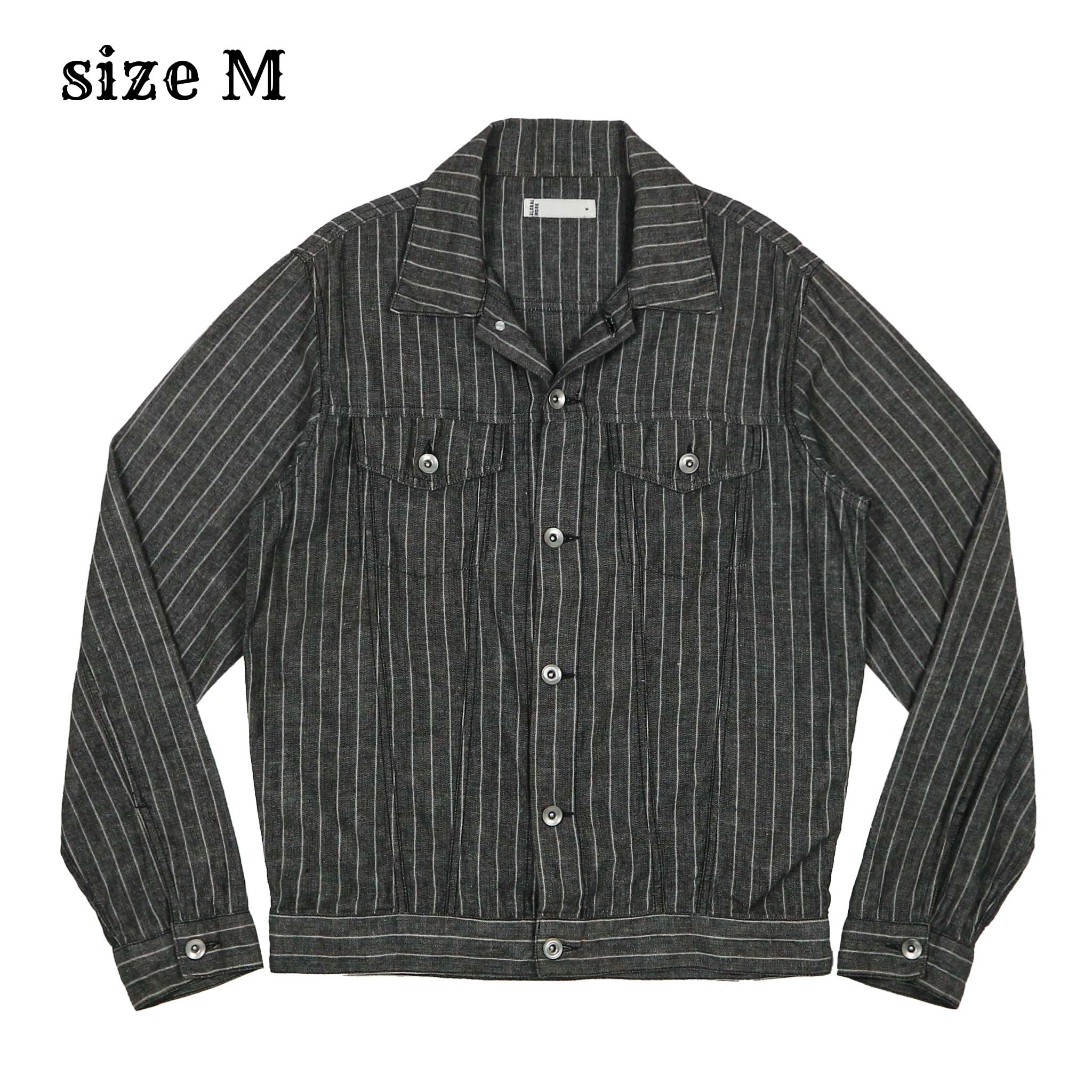 Global Work Herringbone Trucker Jacket Size M