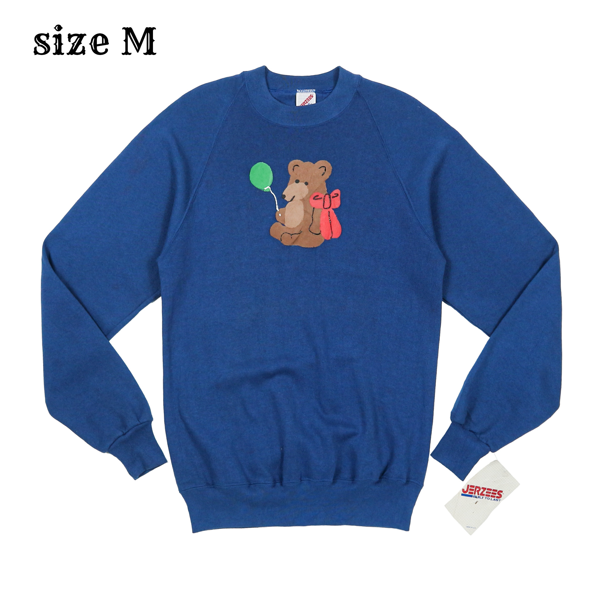 Vintage Jerzees USA Made Bear Sweater Size M