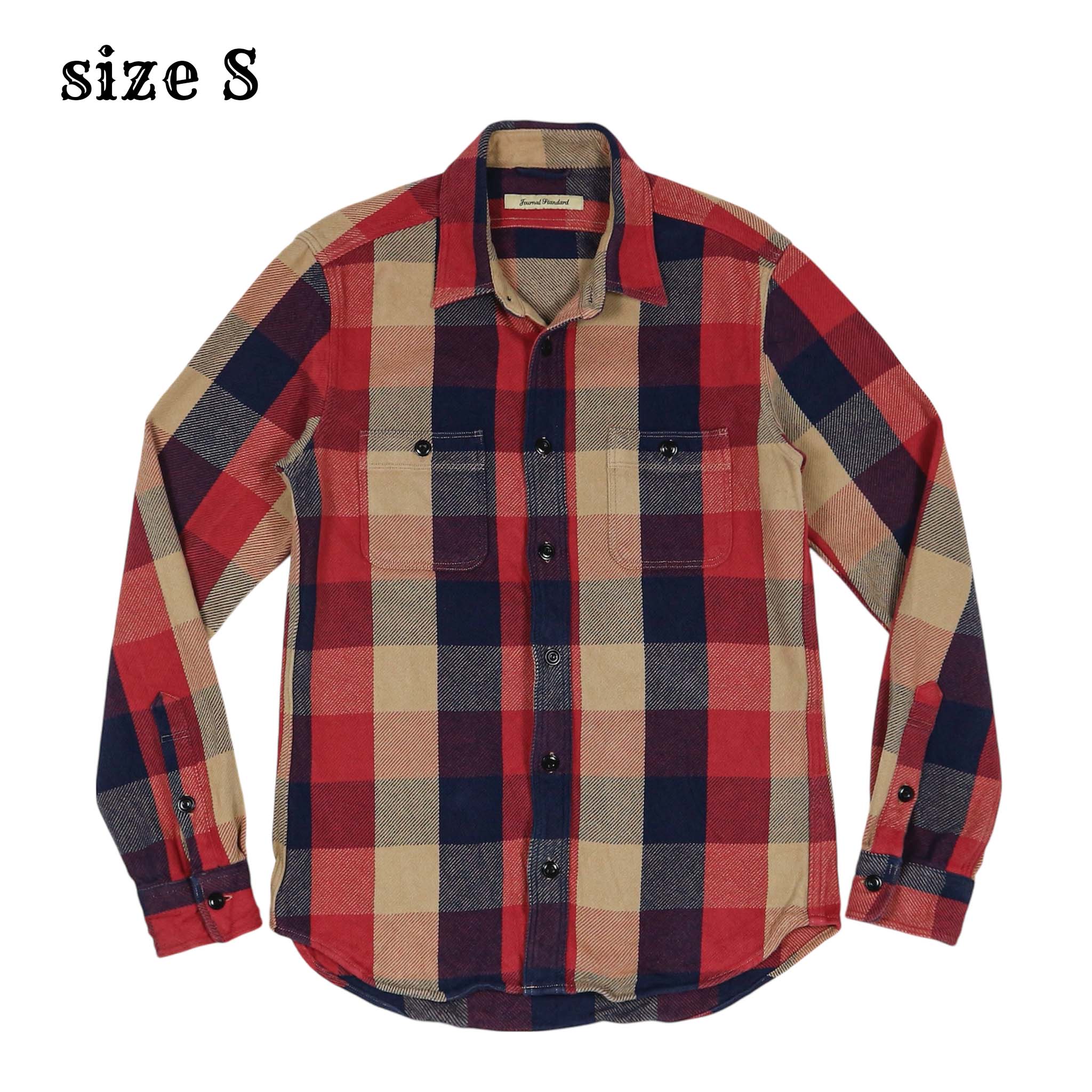 Journal Standard Heavy Flannel Work Shirt Size S