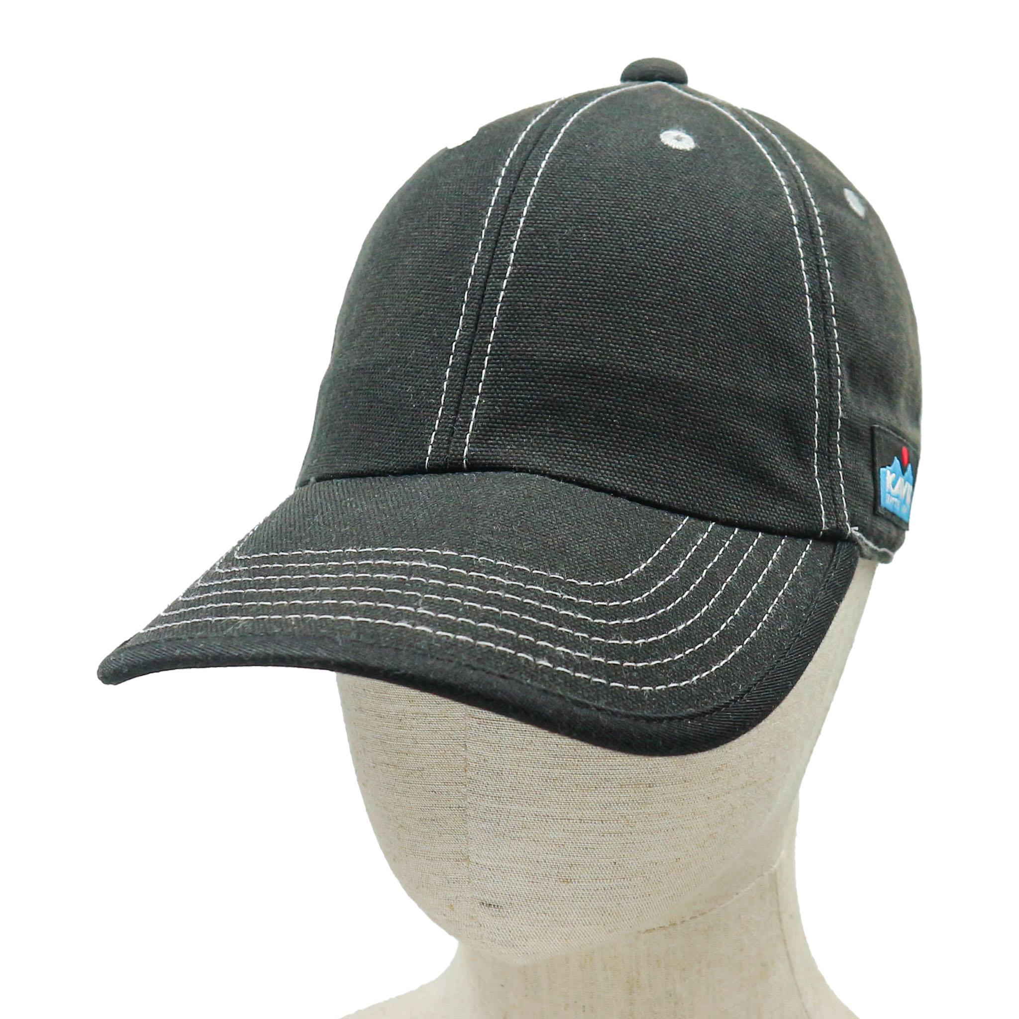 Kavu x CA4LA Japan Black Canvas Trucker Cap