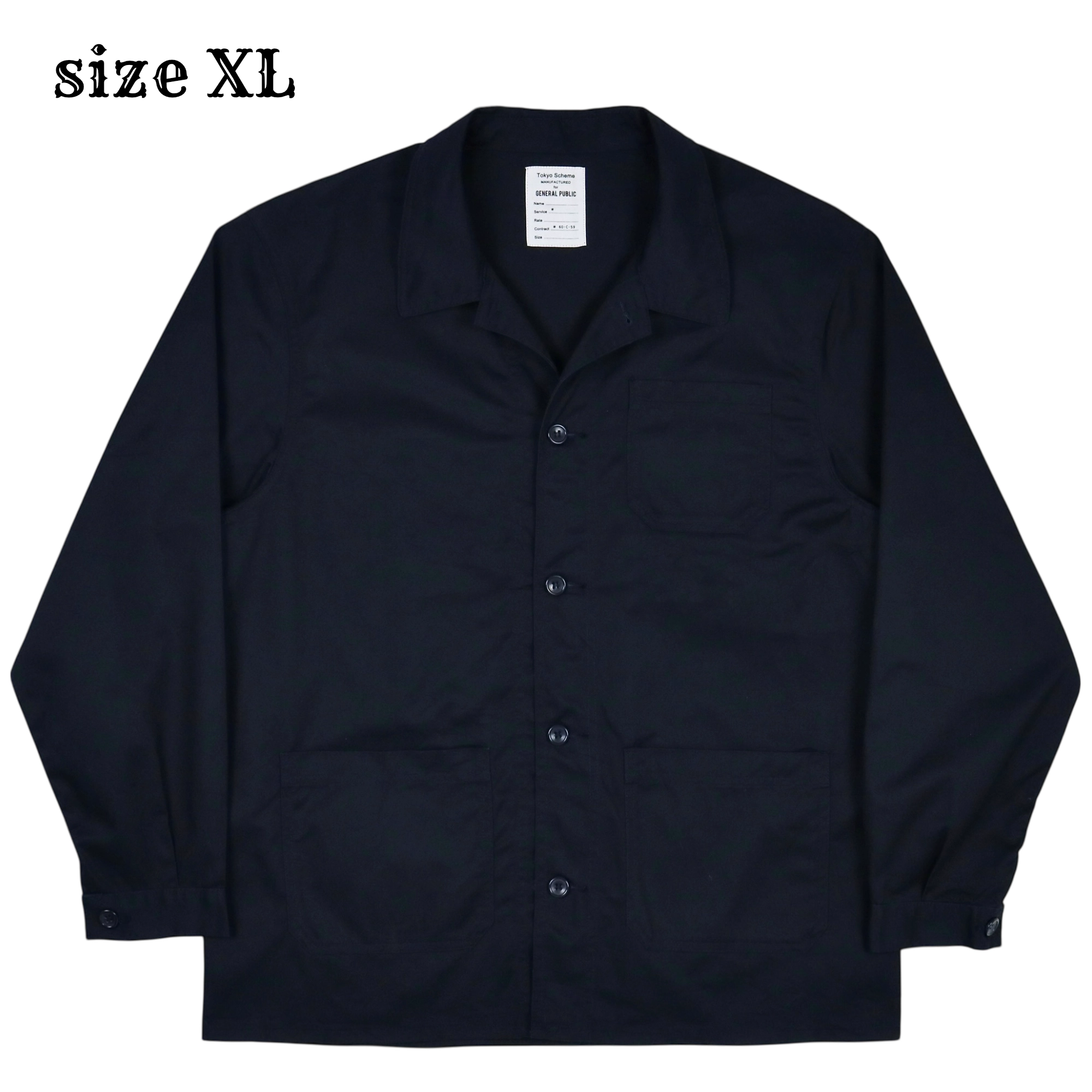 Tokyo Scheme x General Public Work Jacket Size XL