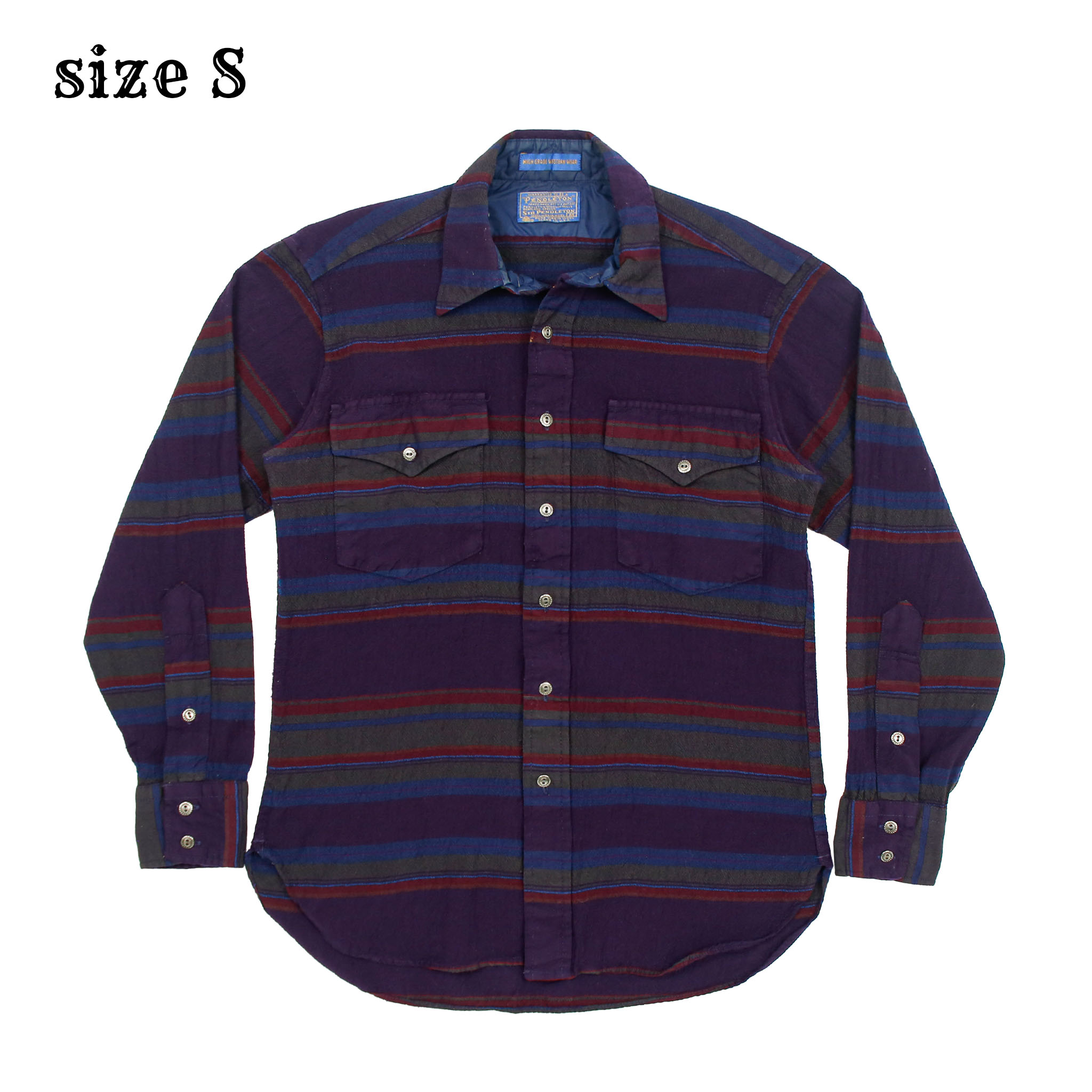 Vintage Pendleton USA Wool Western Shirt Size S