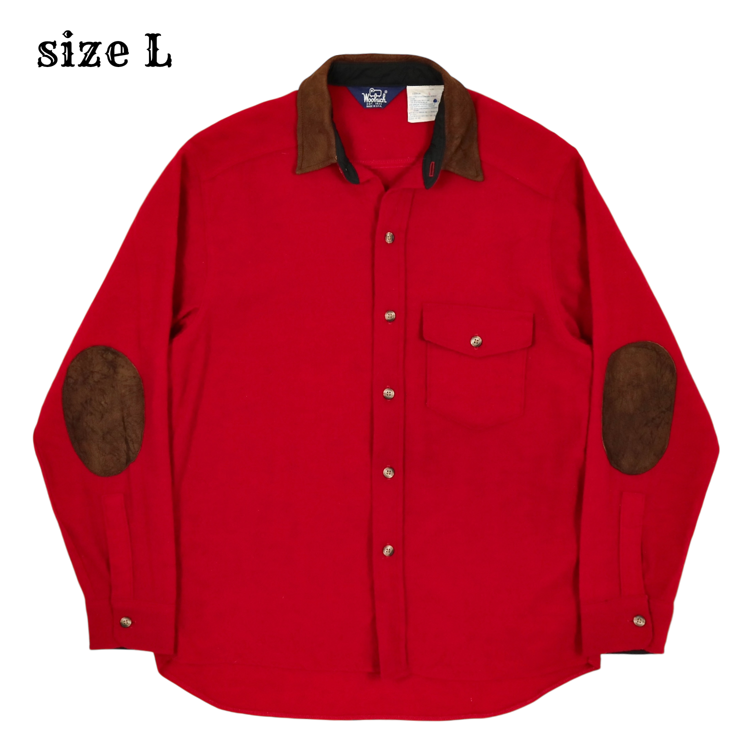 80s Woolrich Vintage Wool Shirt Size L