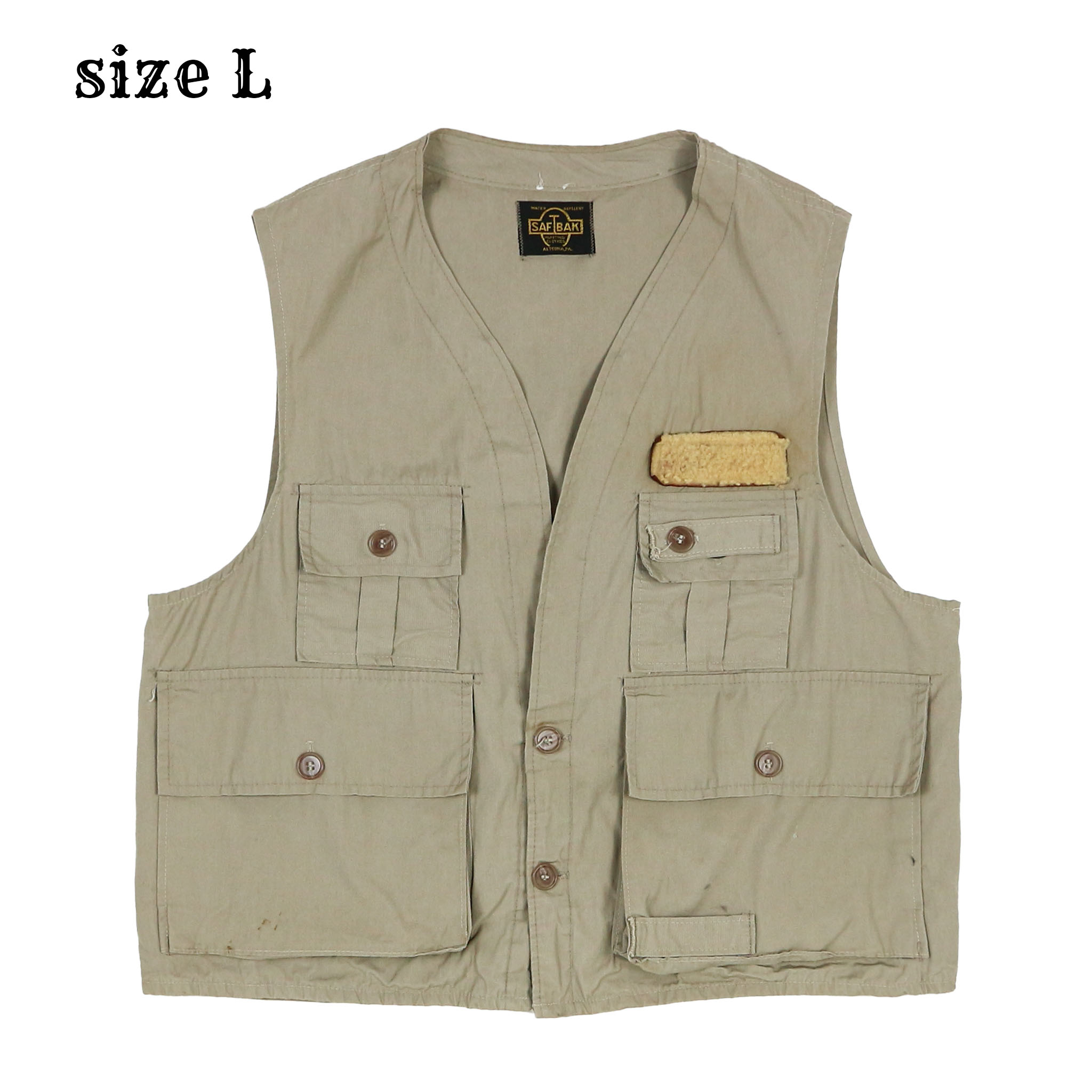 Vintage SaftBak USA Hunting Vest Size L