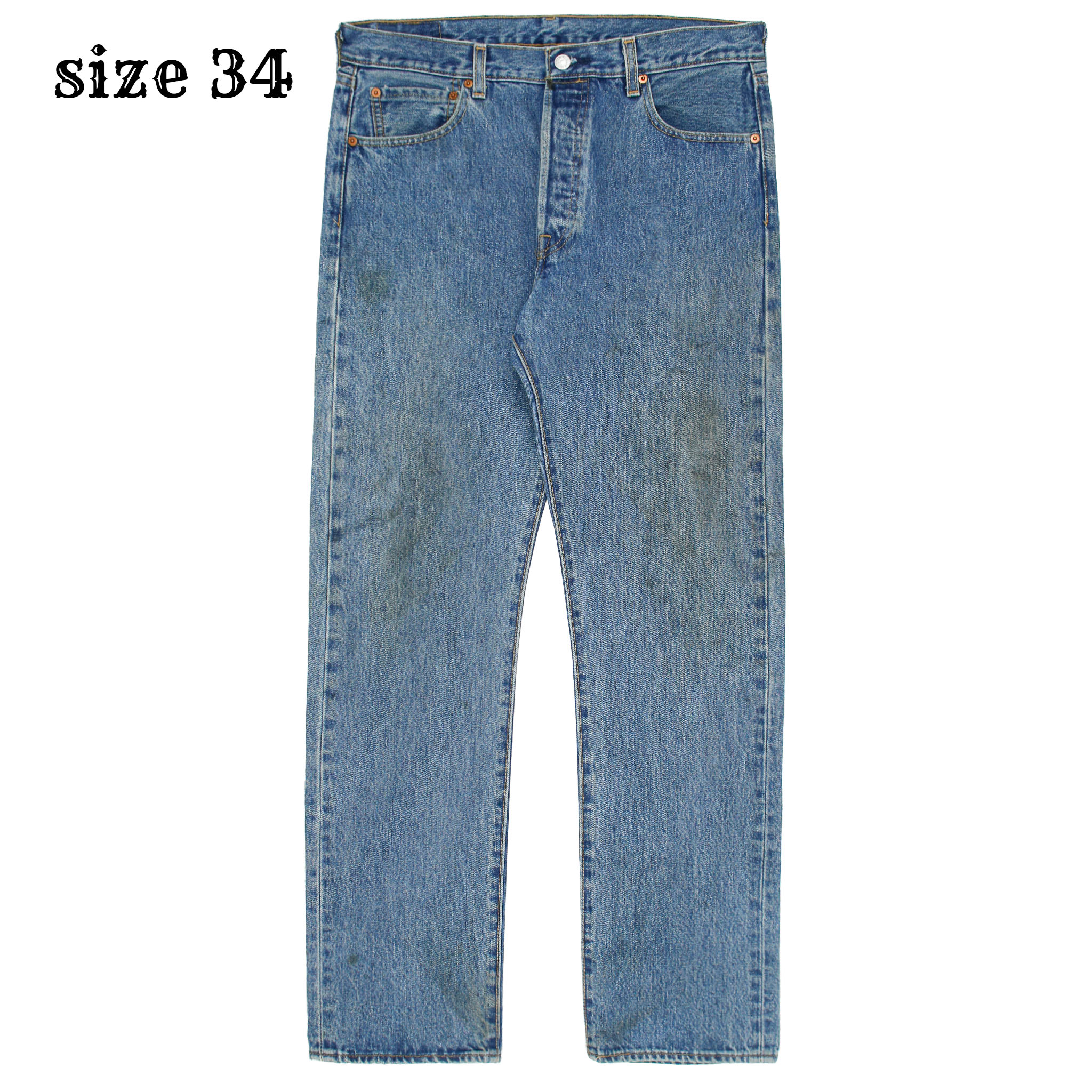 2010s Levi's 501 Denim Jeans Size 34