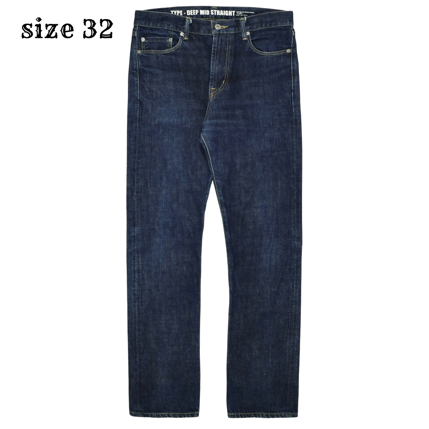 Neighborhood x Cash Ca Selvedge Denim Jeans Size 32