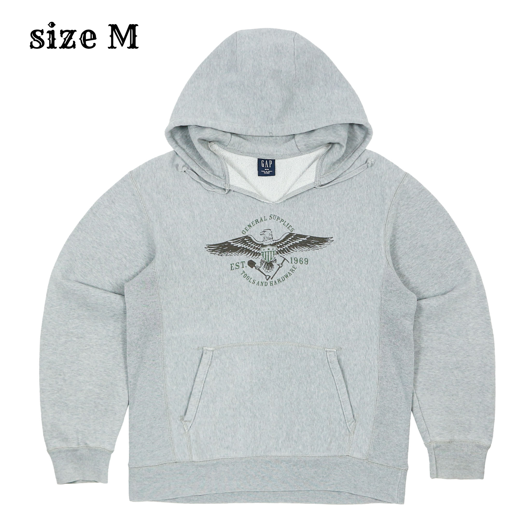 2000s Gap Brand Eagle Print Hoodie Size M