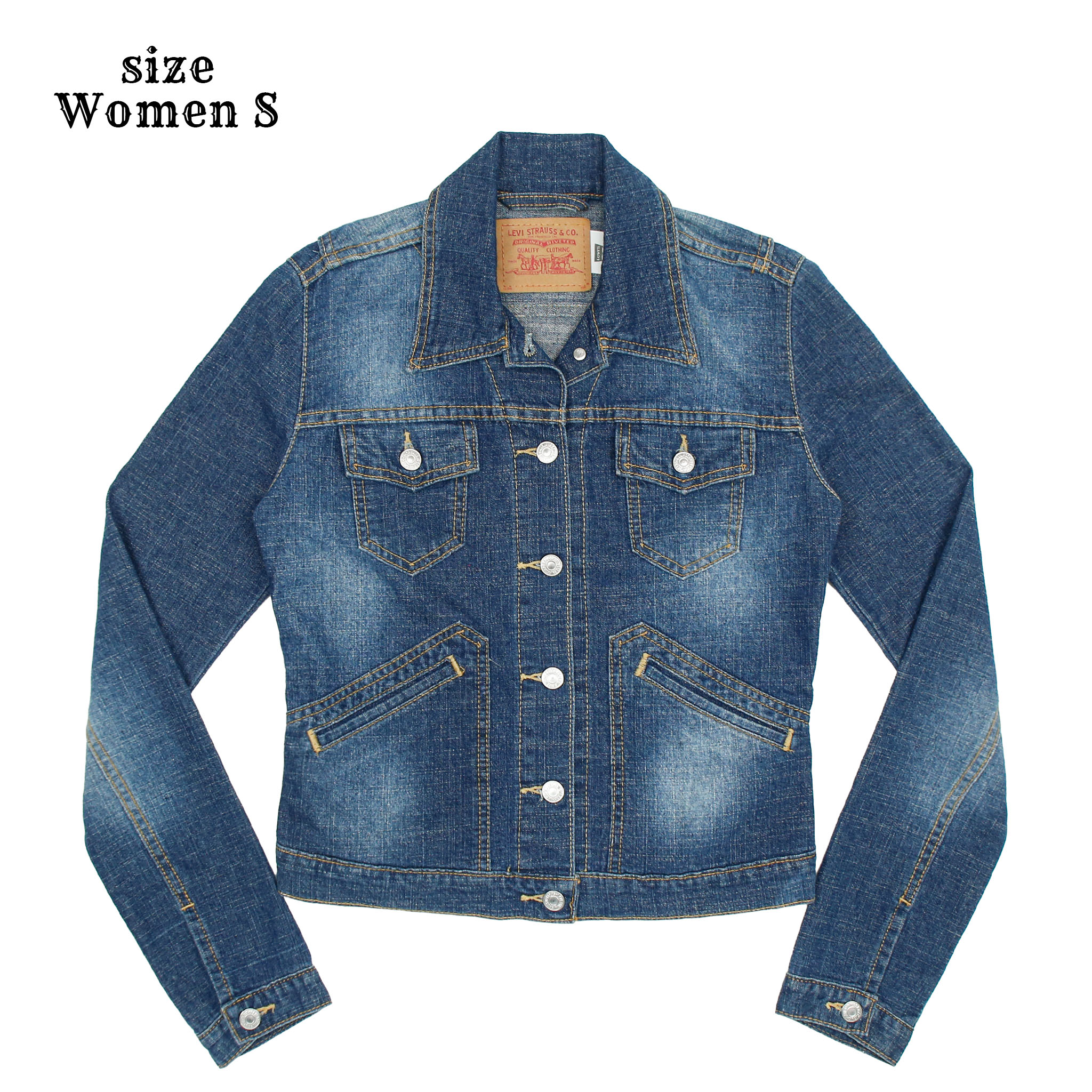 2000s Levi's Denim Jacket Women Size S