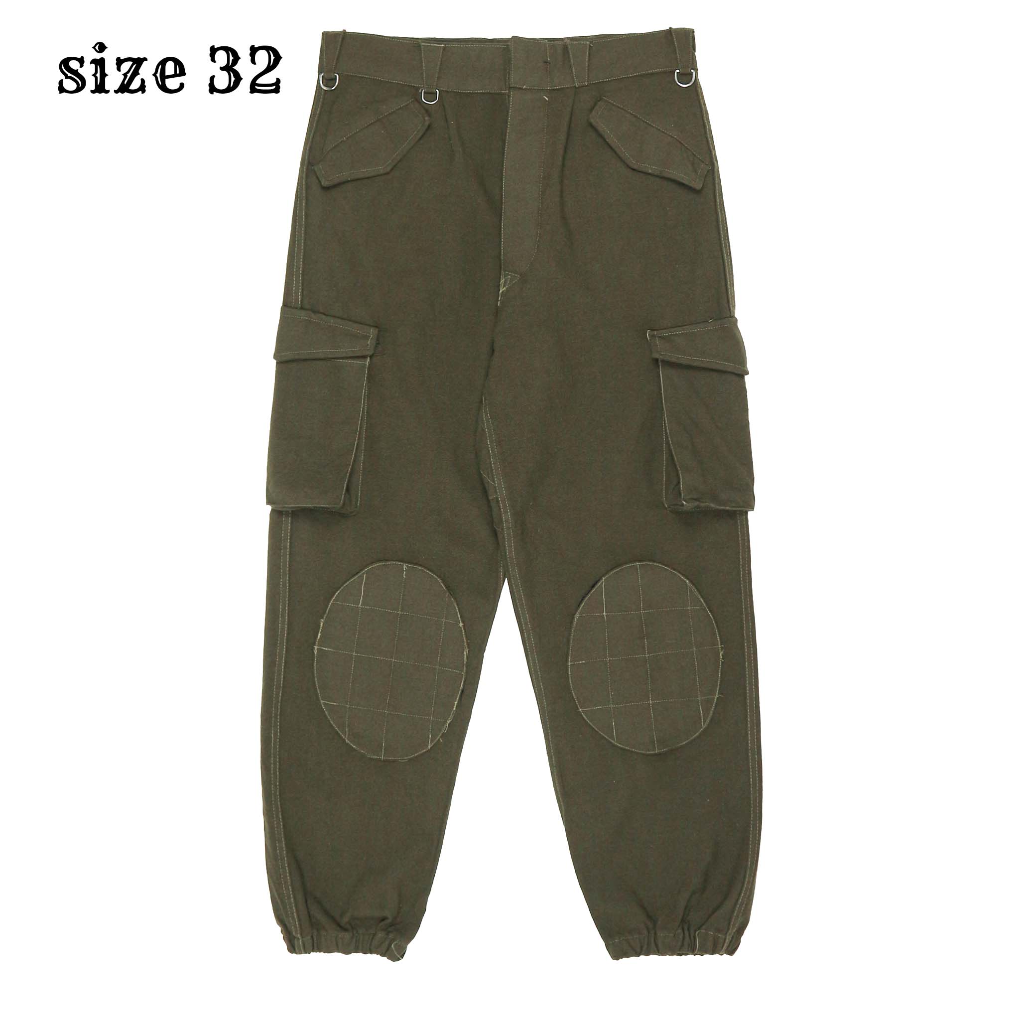 Italian Army Olive Parachute Pants Size 32
