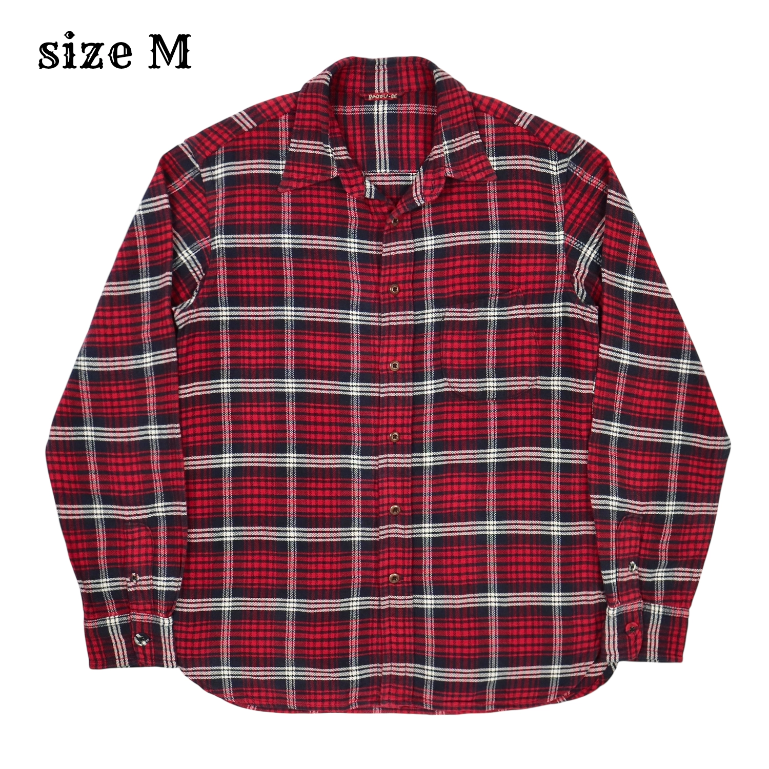 45rpm 45R Japan Flannel Shirt Size M