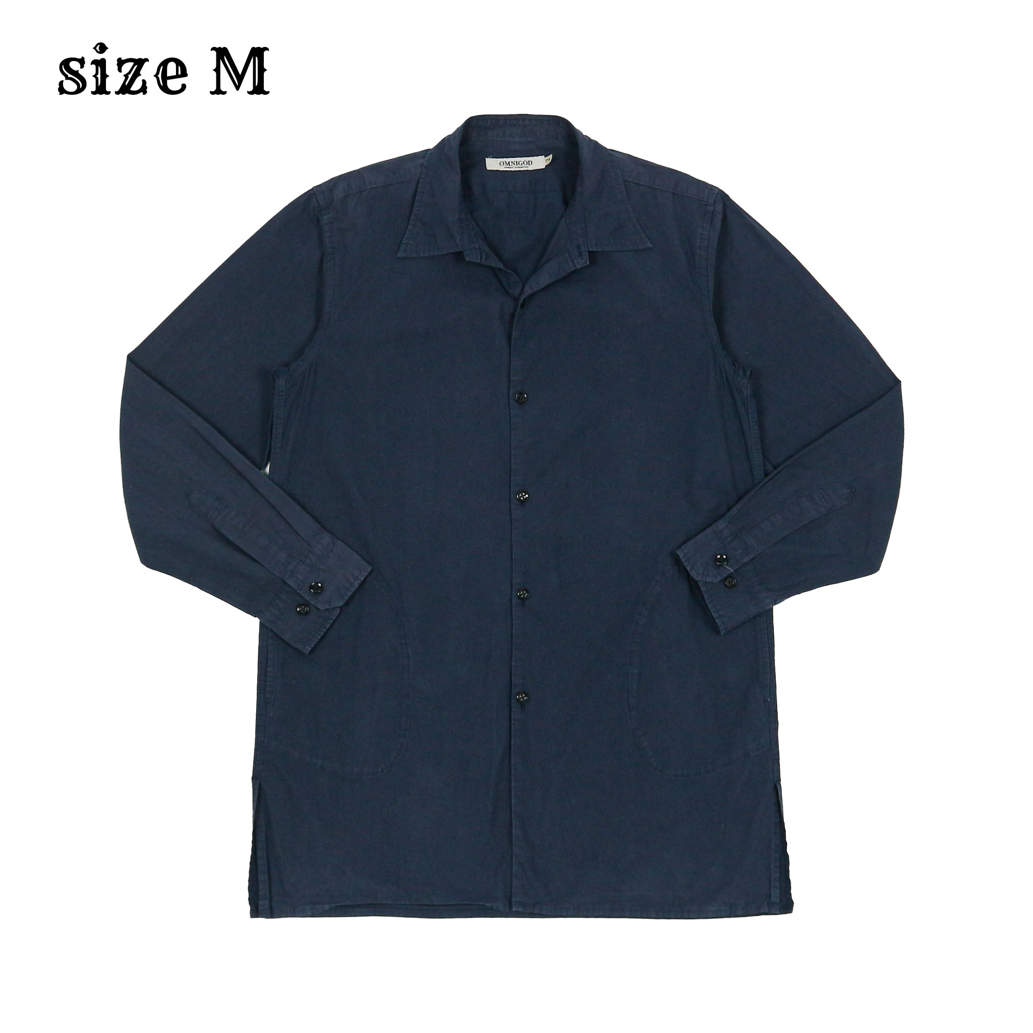 Omnigod Japan Made Navy Shirt Size M