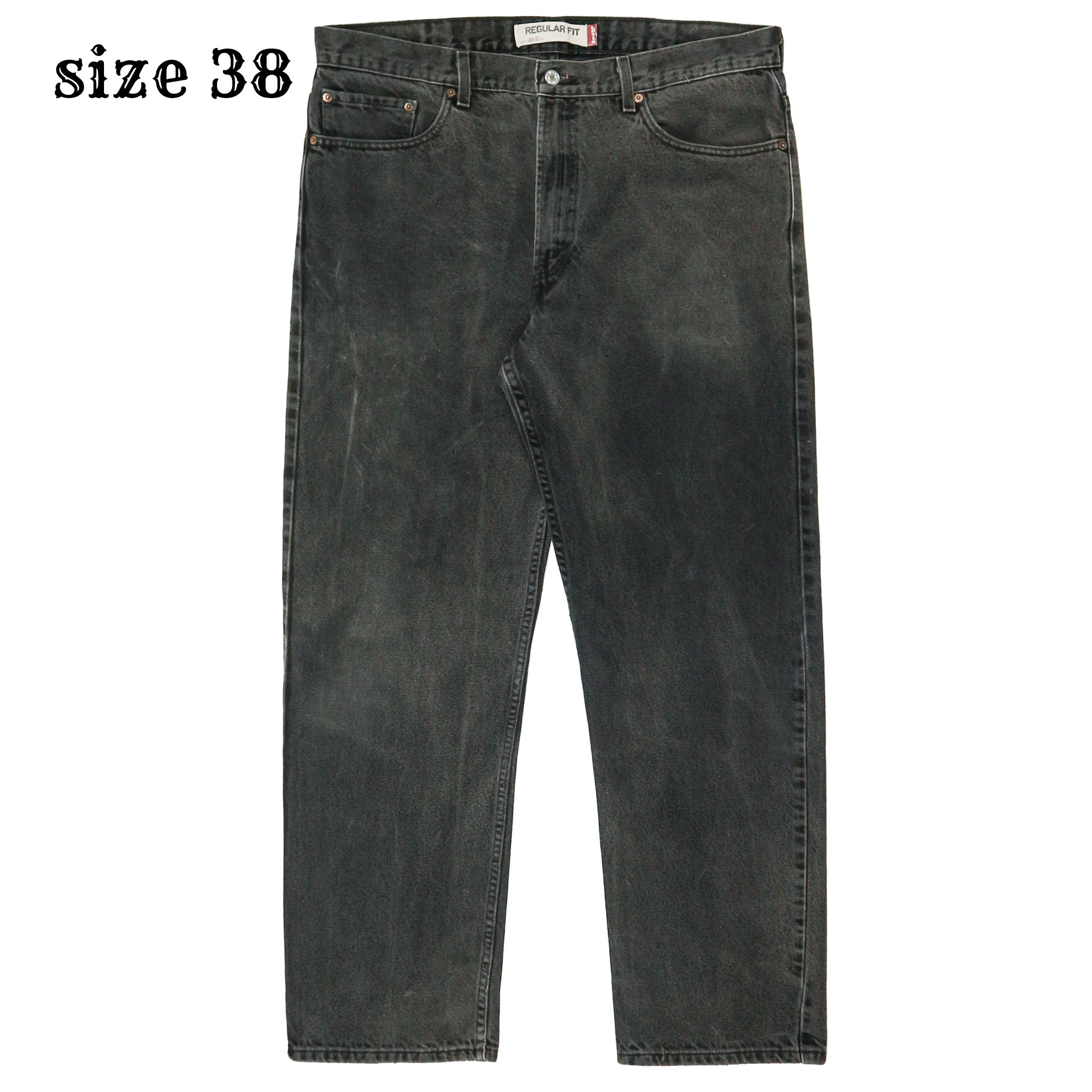 2000s Levi's 505 Black Denim Jeans Size 38