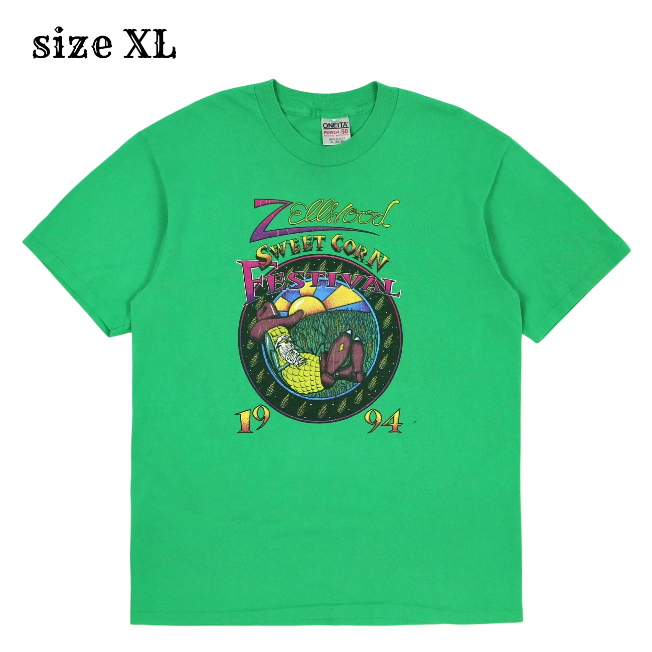 90s Oneita USA Graphic T-Shirt Size XL