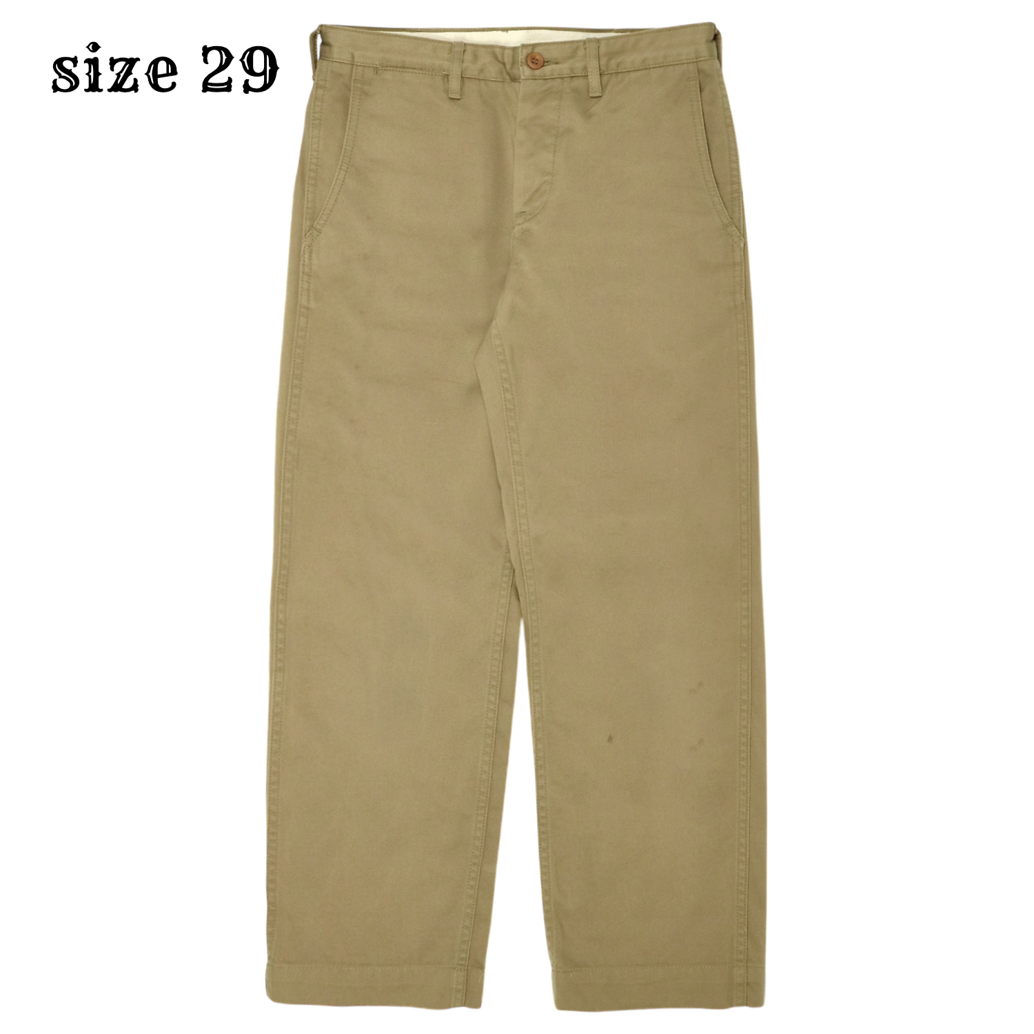 time after time Military Khaki Trousers Size 29