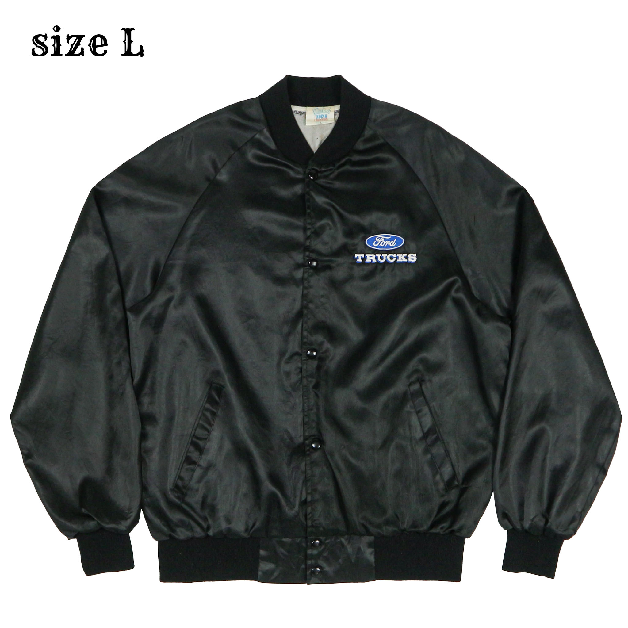 Vtg West Ark USA ‘Ford Trucks’ Team Jacket Size L