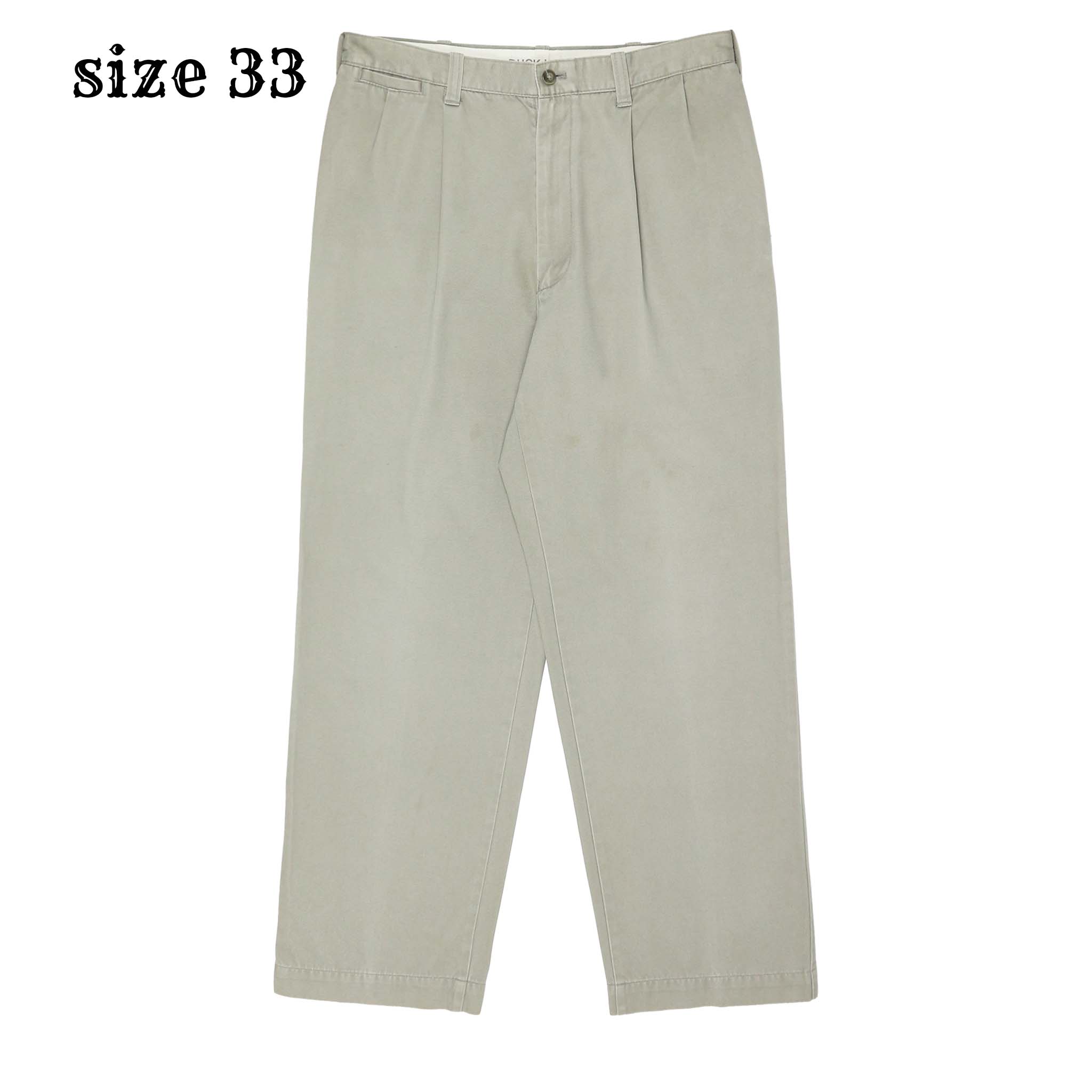 Duck Head Pleated Field Trousers Size 33