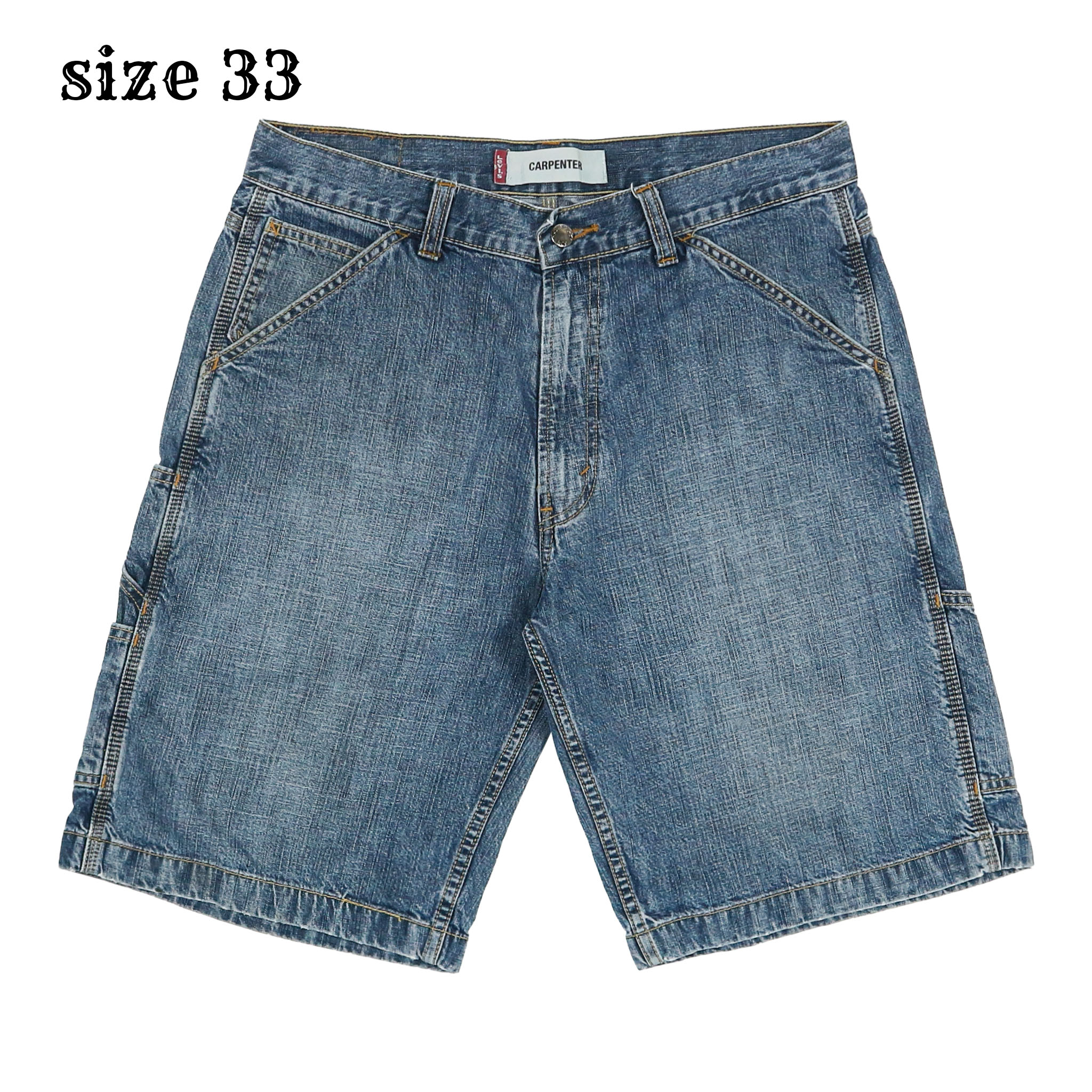 00s Levi's Denim Carpenter Shorts Size 33