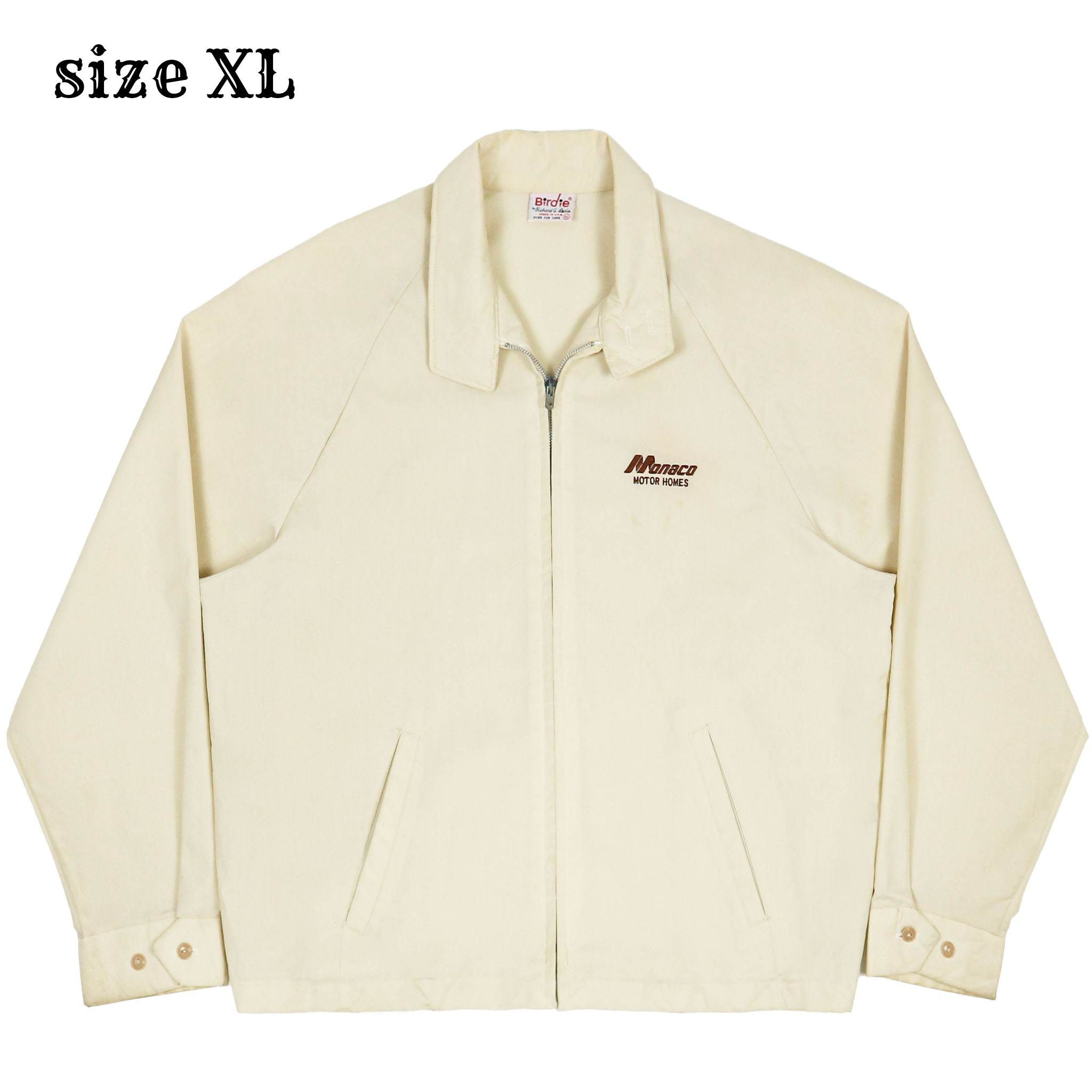 Vtg Birdie Made in USA Sport Jacket Size XL