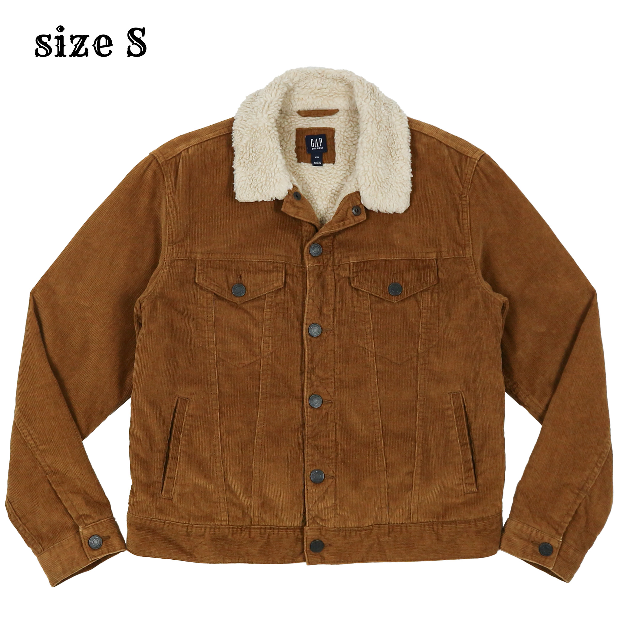 00s GAP Sherpa-lined Corduroy Jacket Size S